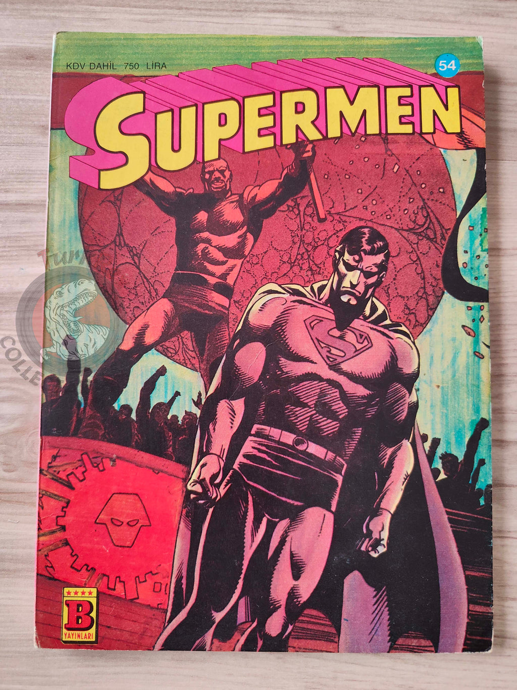 Superman #54 1988 Turkish Comic Turkey #418 #419 Action Comics #574 Supergirl Daredevil