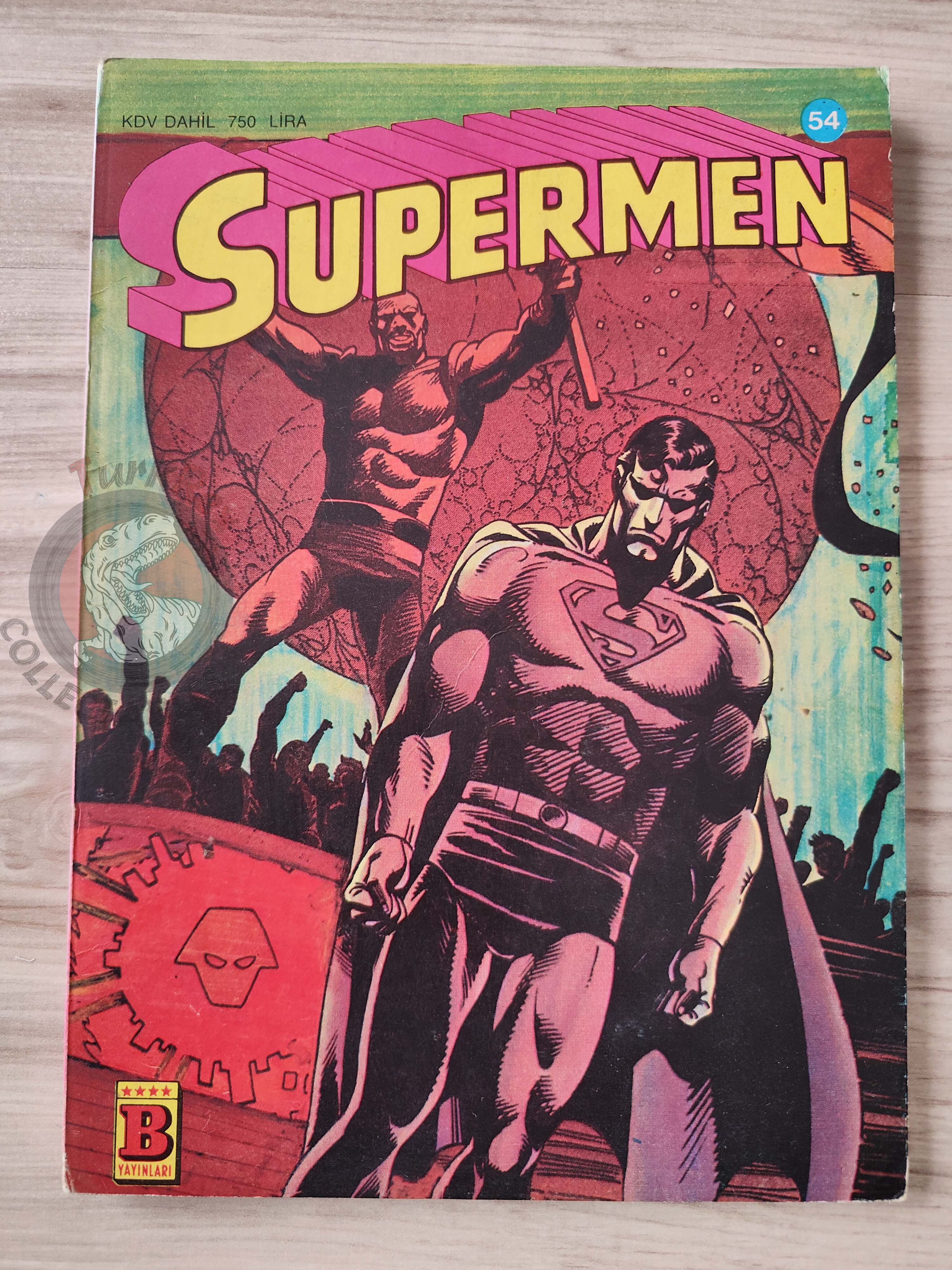 Superman #54 1988 Turkish Comic Turkey #418 #419 Action Comics #574 Supergirl Daredevil
