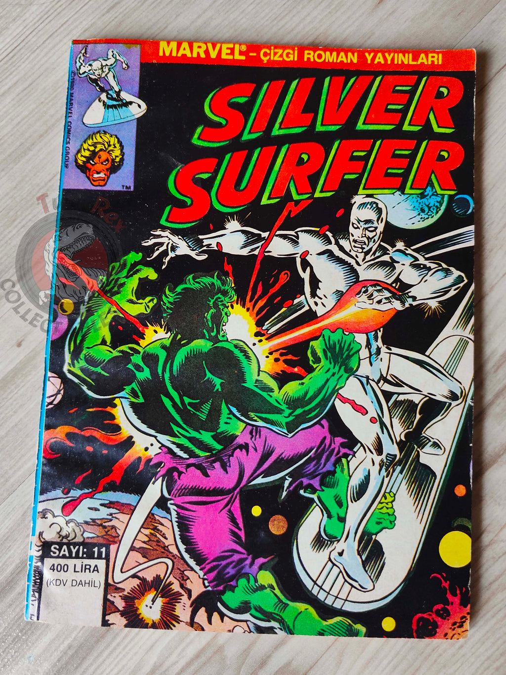 Silver Surfer #11 1988 Turkish Comic Turkey The Incredible Hulk #250 Defenders #98