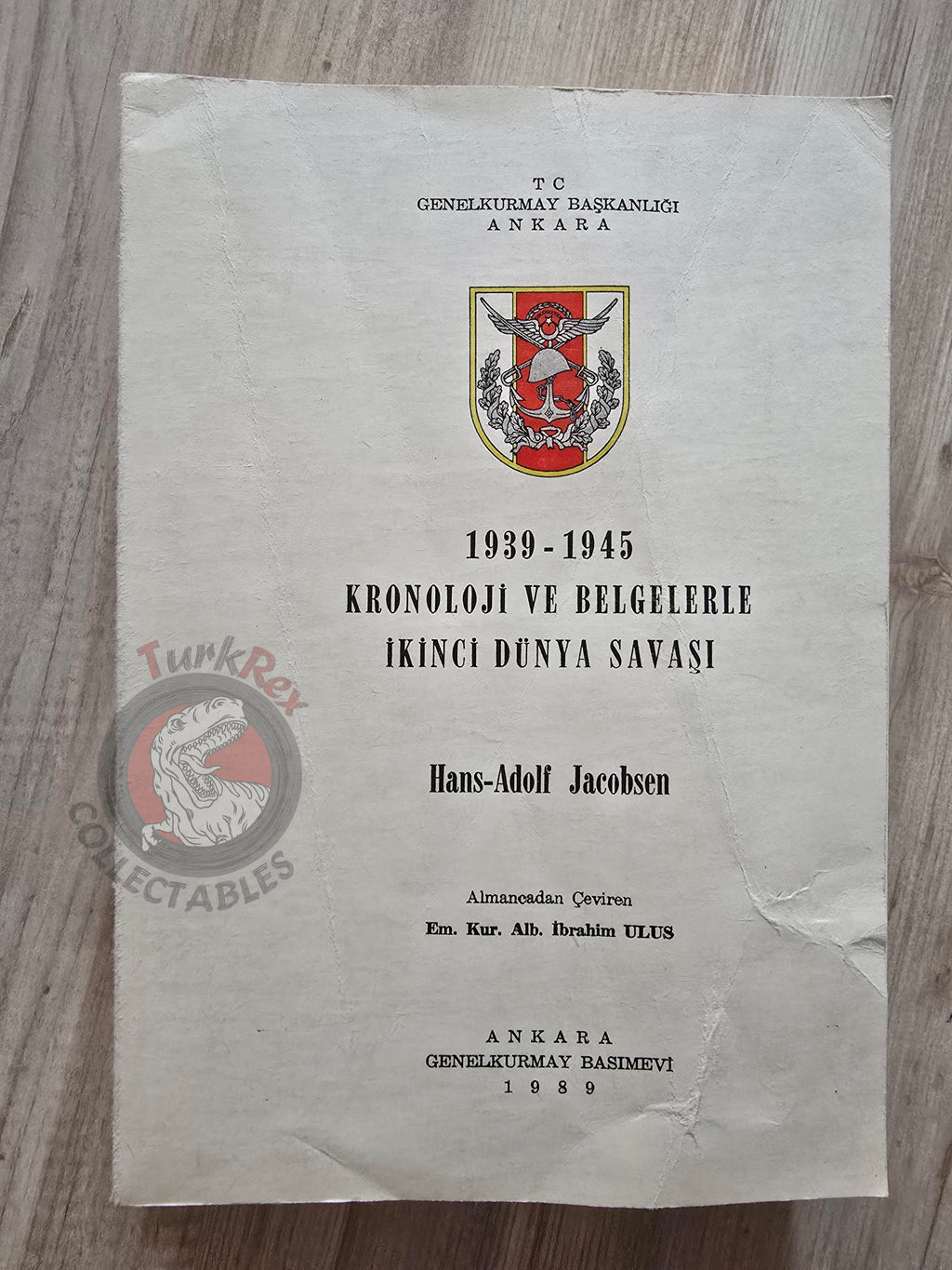 Hans Adolf Jacobsen – World War II with Chronology 1989 Turkish Book Military Maps WW2