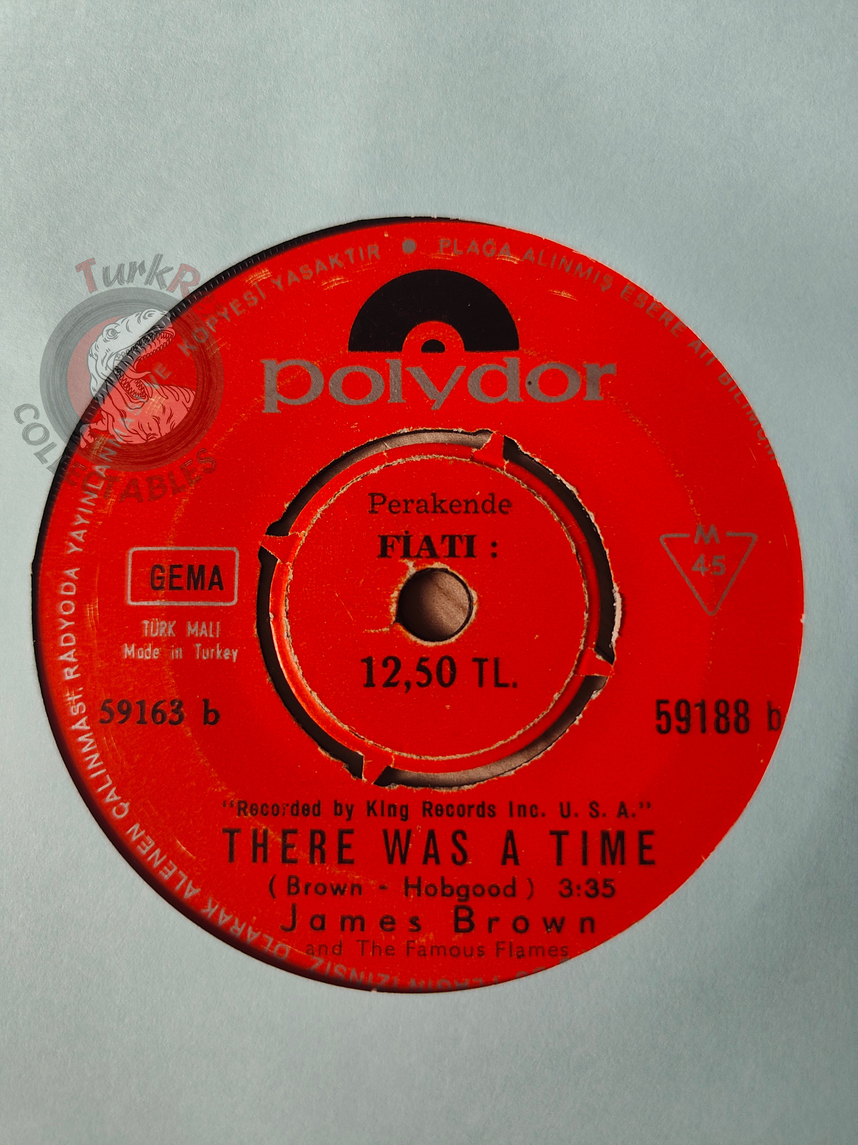 James Brown - I Can't Stand Myself 7" Turkish Pressing Vinyl Turkey Edition