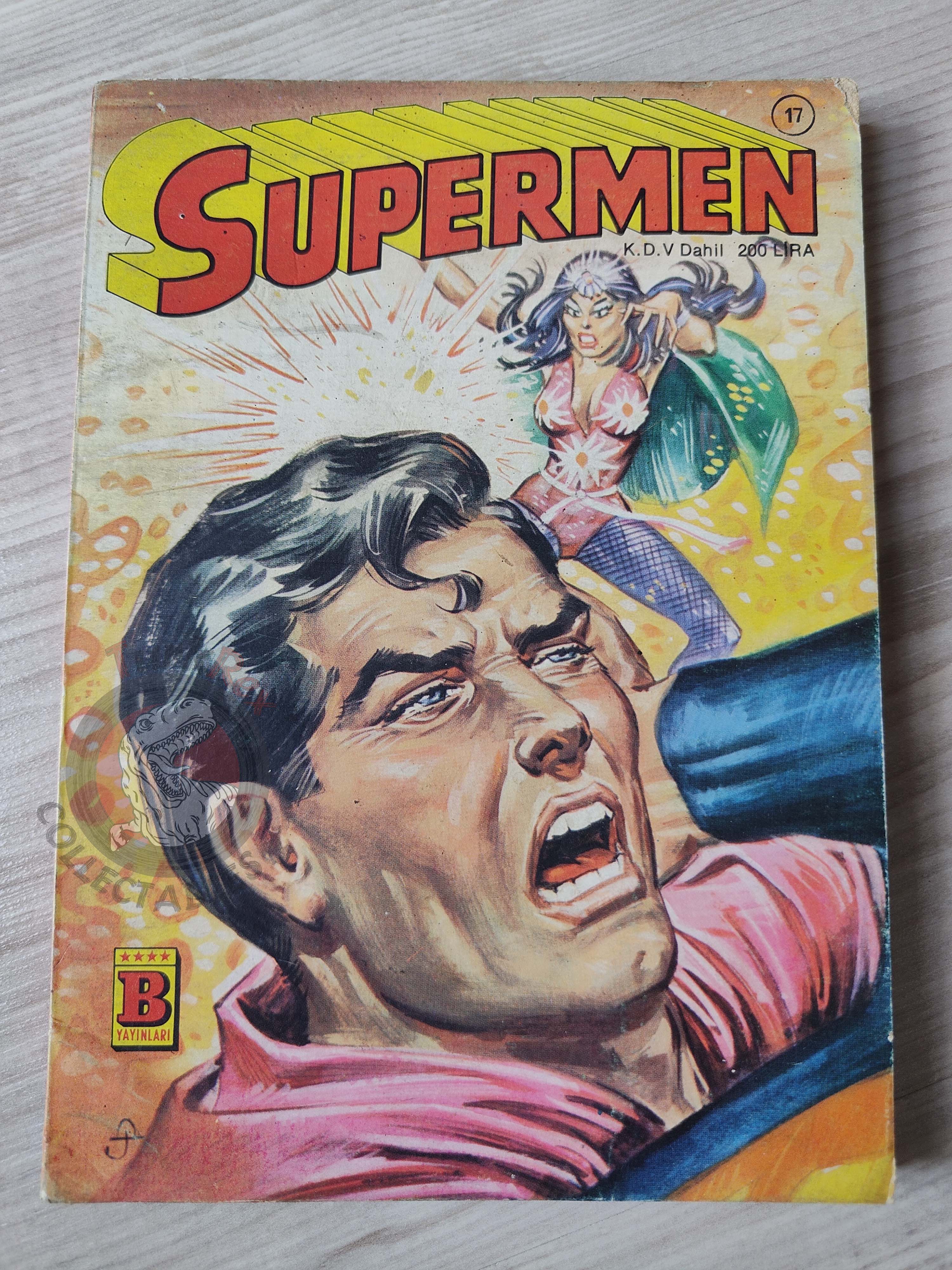 Superman #17 1983 Turkish Comic Turkey #167 Aquaman Adventure Comics #450 #451 #452