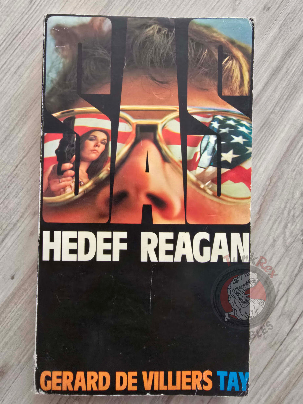 Gerard de Villiers – SAS Objectif Reagan 1983 Turkish Book Turkey