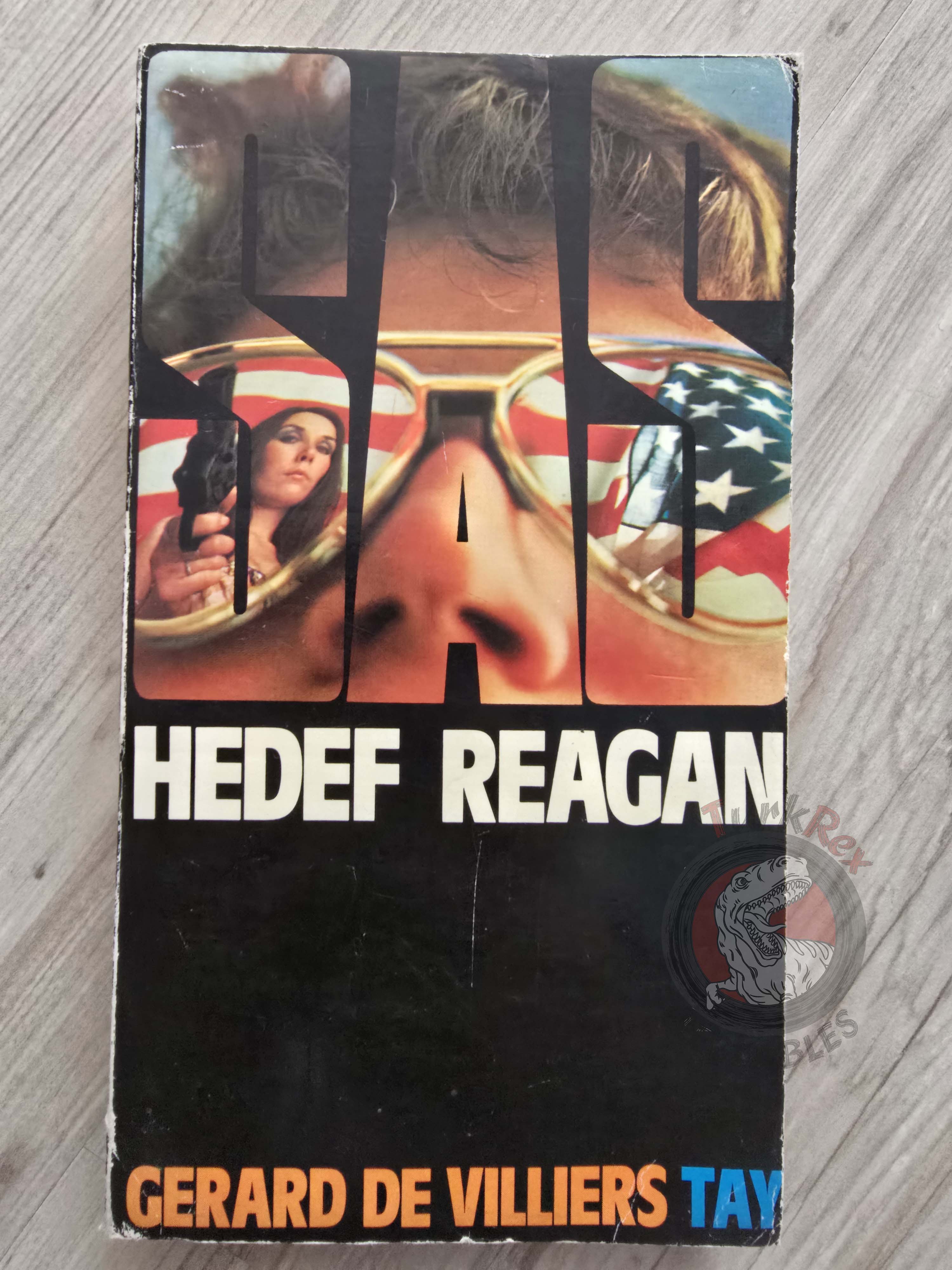 Gerard de Villiers – SAS Objectif Reagan 1983 Turkish Book Turkey