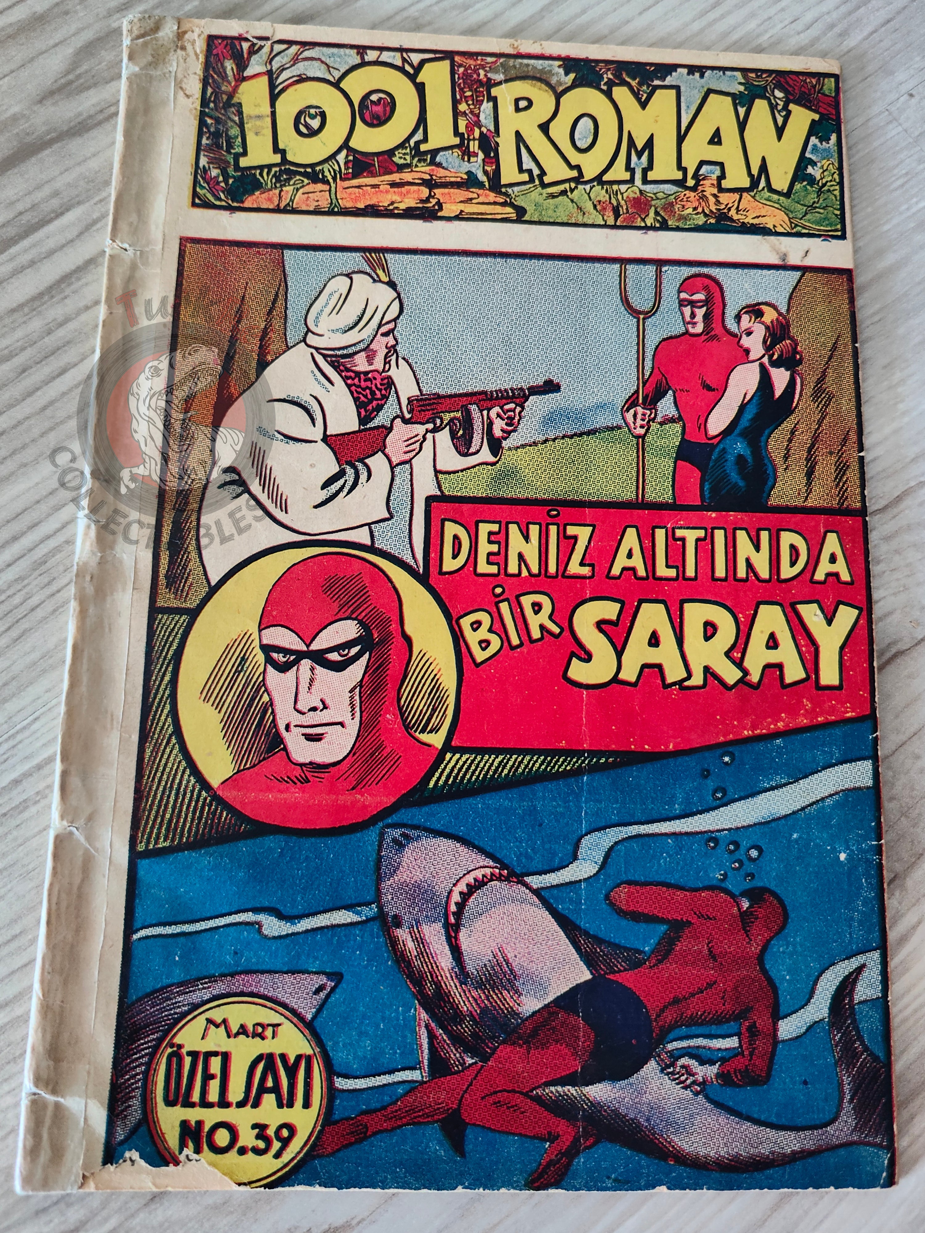 1001 Roman 1943 The Phantom - The Singh Brotherhood Turkish Comic Mag Turkey