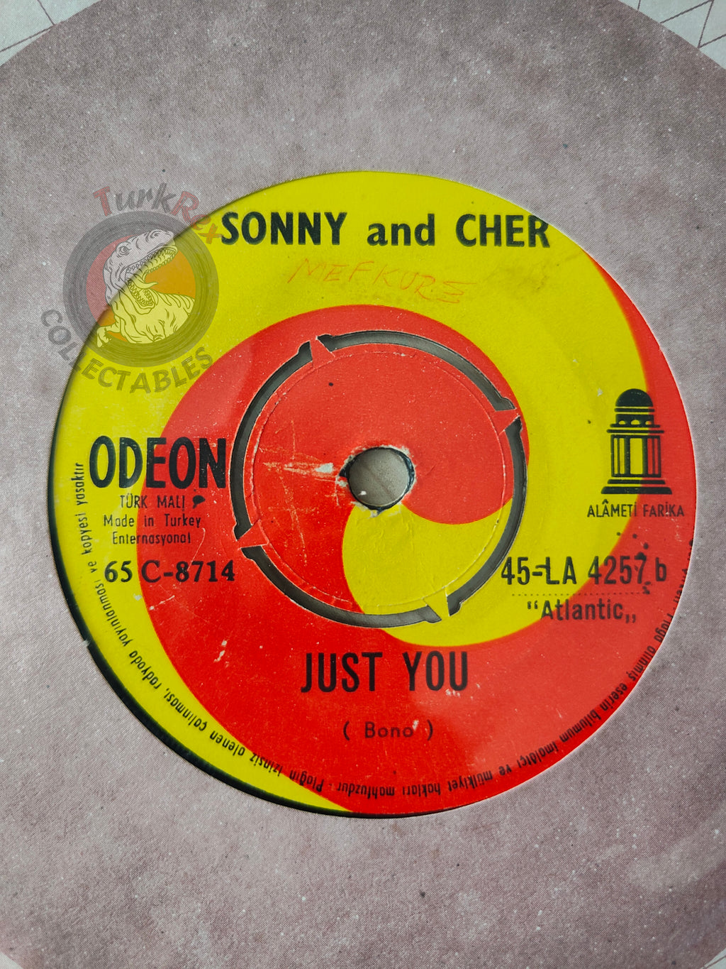 Sonny & Cher – Sing C'est La Vie 7" Turkish Pressing Vinyl Turkey Edition