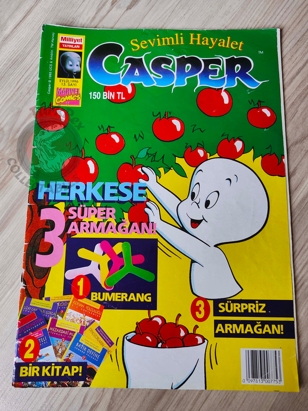 Casper the Friendly Ghost Magazine – Issue #13 1996 Turkish Comic Turkey