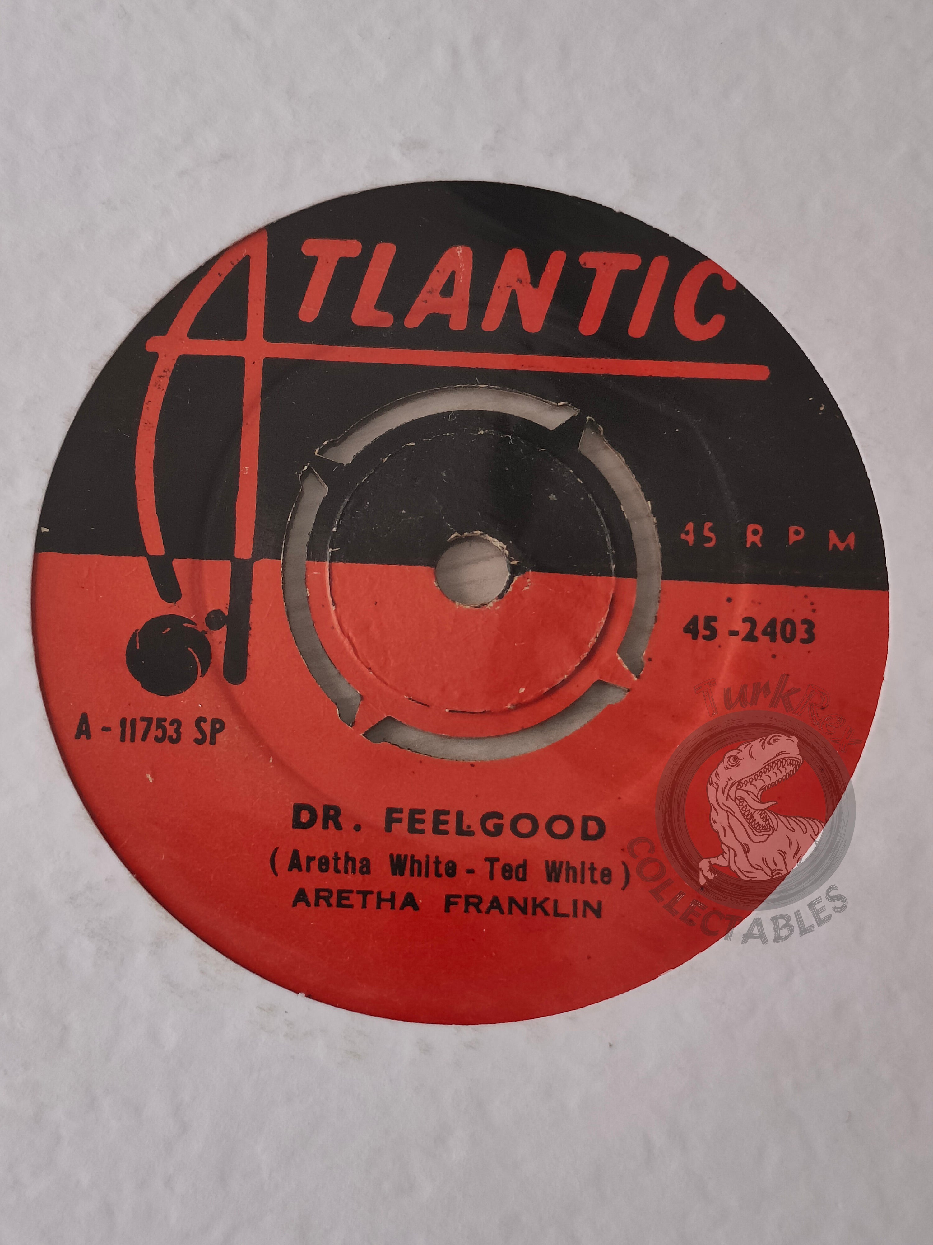 Aretha Franklin – Respect / Dr. Feelgood 7" Turkish Pressing Vinyl Turkey Edition