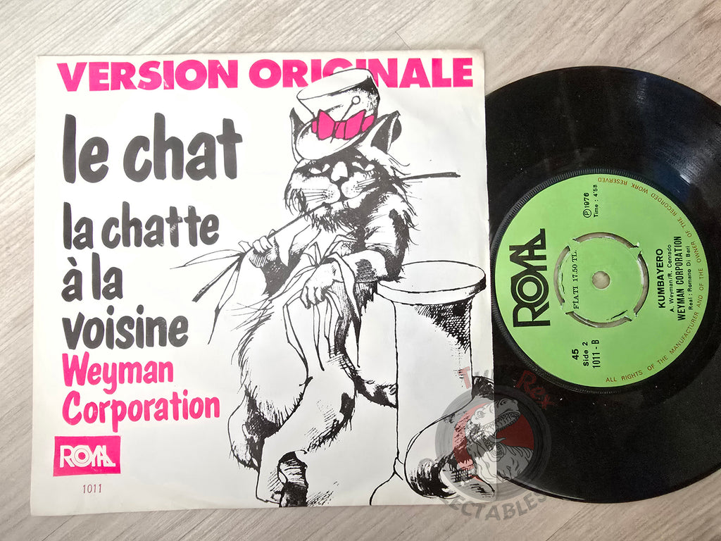 Weyman Corporation – Le Chat 7" Turkish Pressing Vinyl Turkey Edition