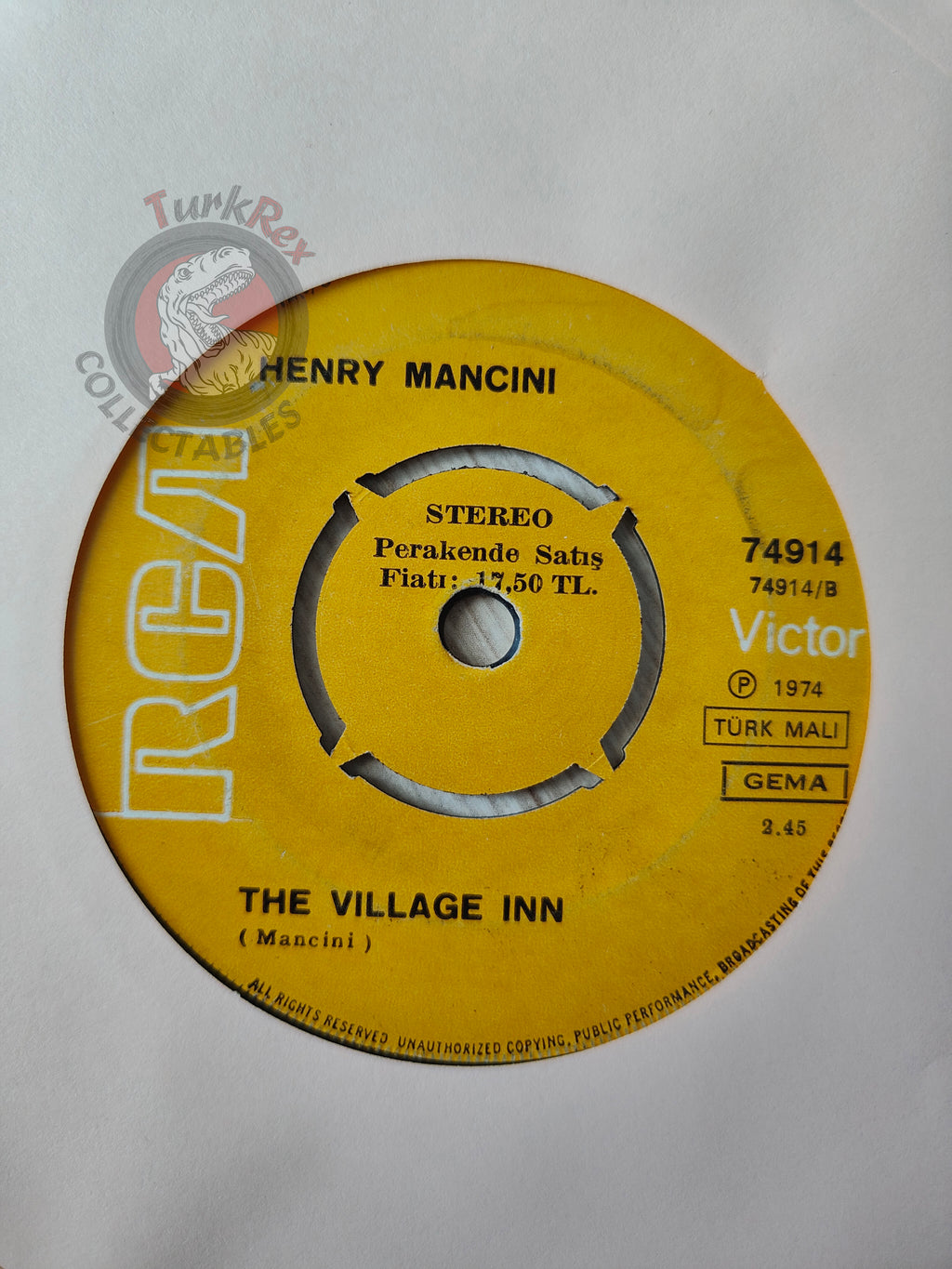 Henry Mancini – Pink Panther La Panthere Rose 7" Turkish Pressing Vinyl Turkey Edition 2