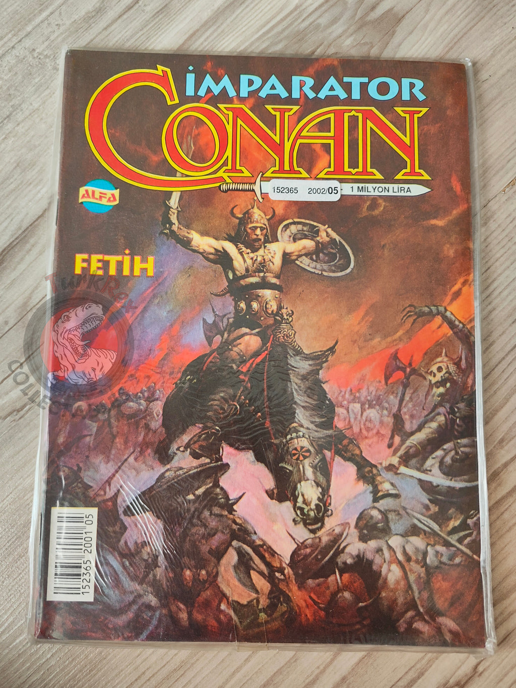 Imparator Conan #5 Conan the King #43 #44 Turkish Comic Turkey Frank Frazetta