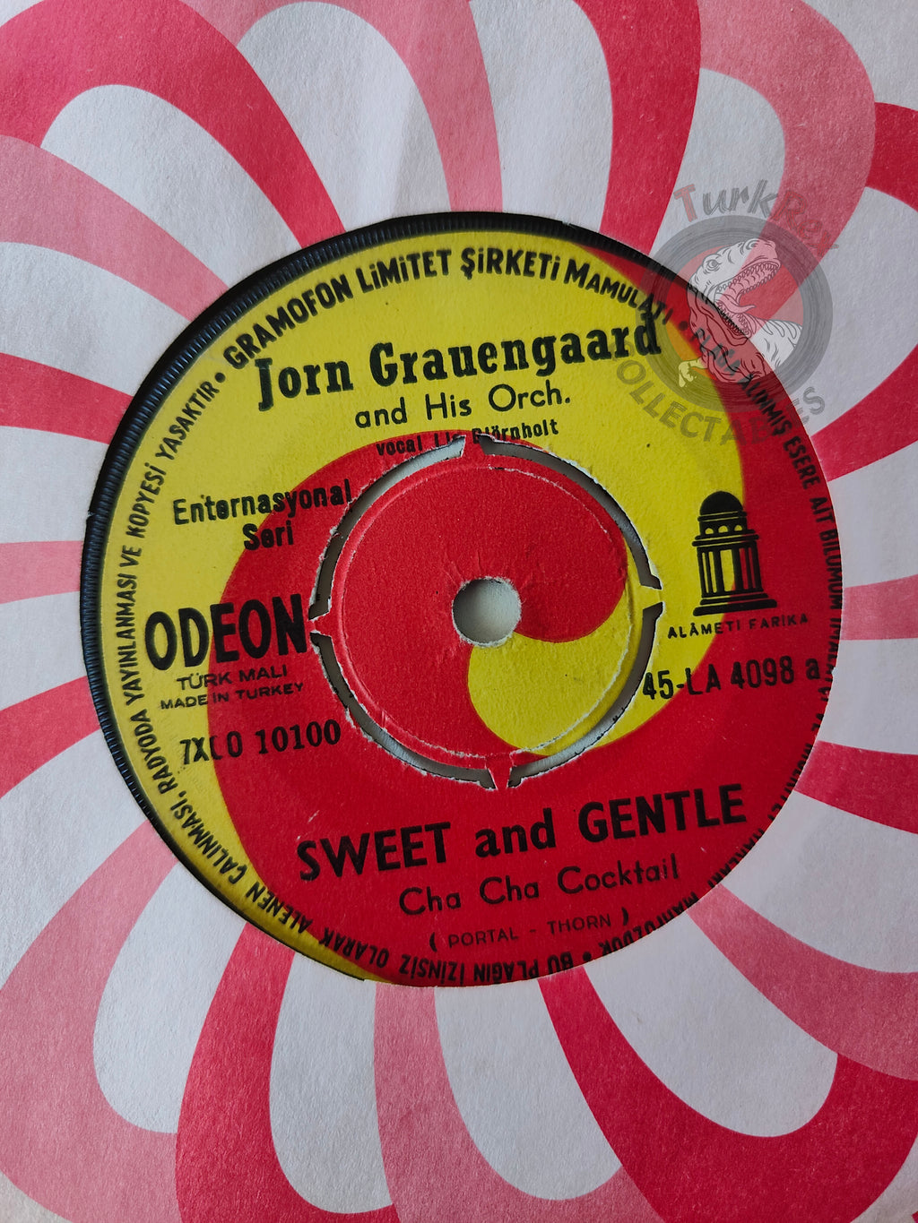 Jørn Grauengård And His Orchestra – Cha Cha Cocktail 7" Turkish Pressing Vinyl Turkey Edition 2