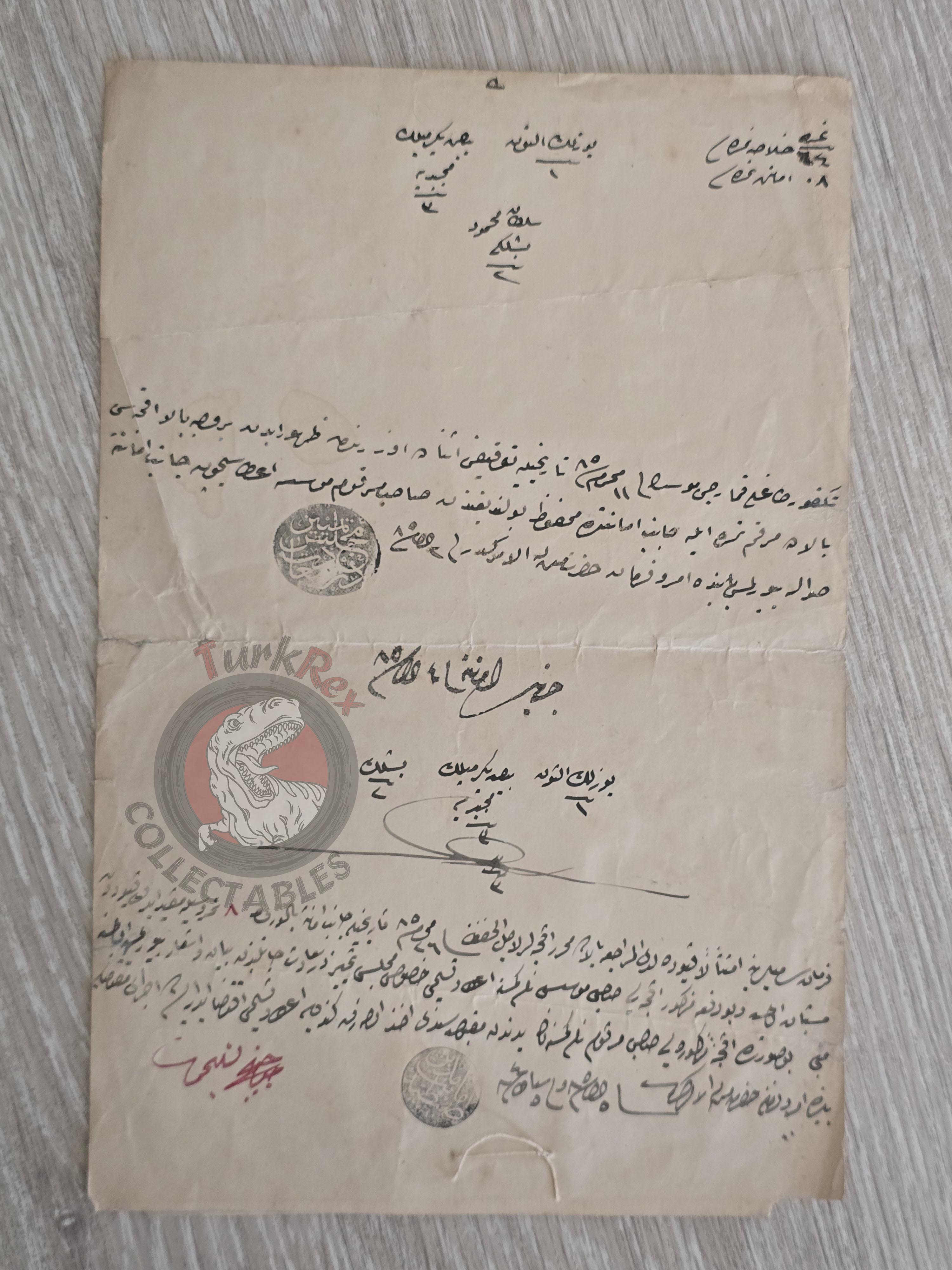 Ottoman 1868 Judicial Documents Gambler Movses Armenian Citizen Armenia Tekirdağ