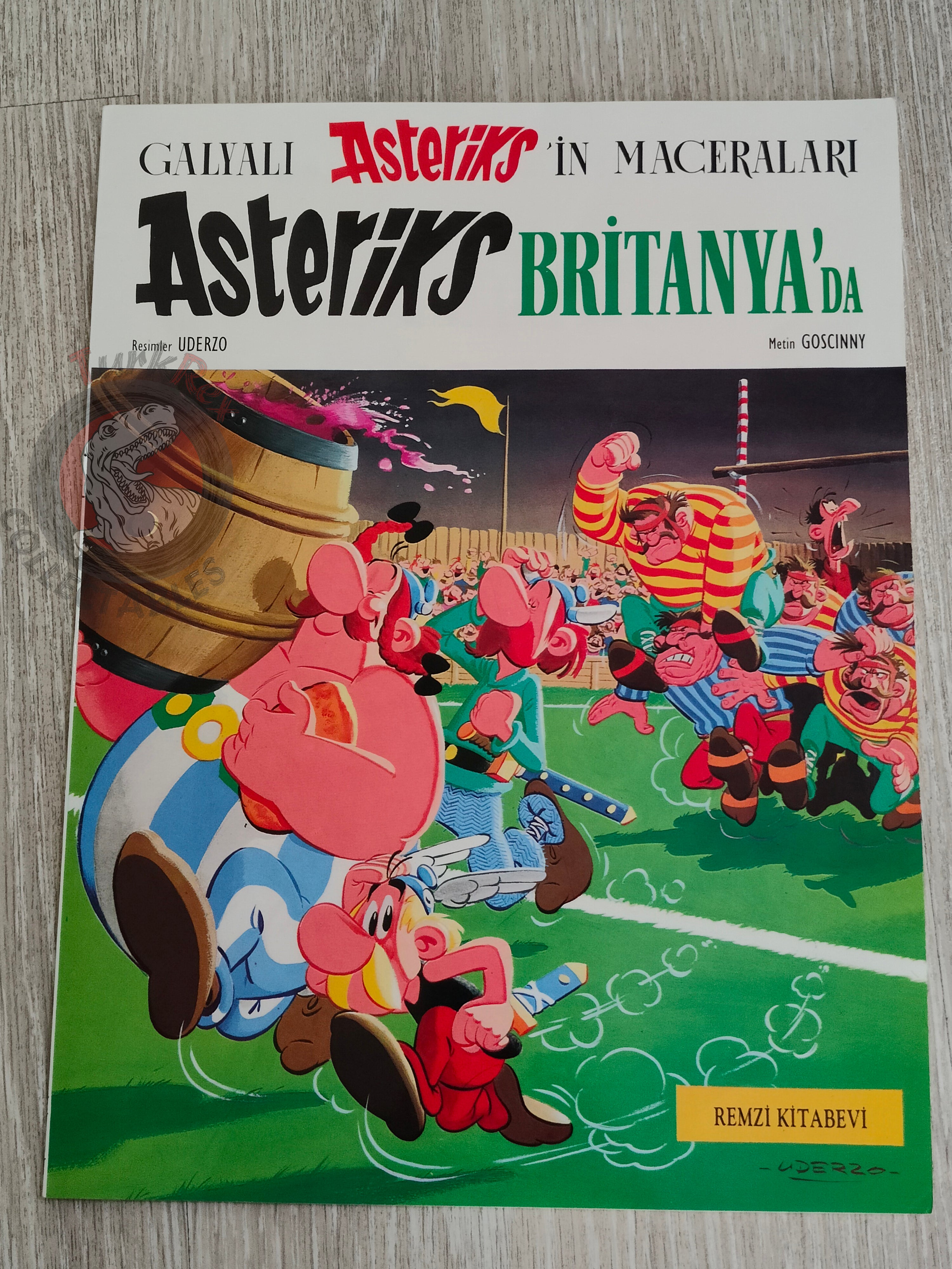 Asterix – Asterix in Britain 1996 Turkish Edition Comic Turkey