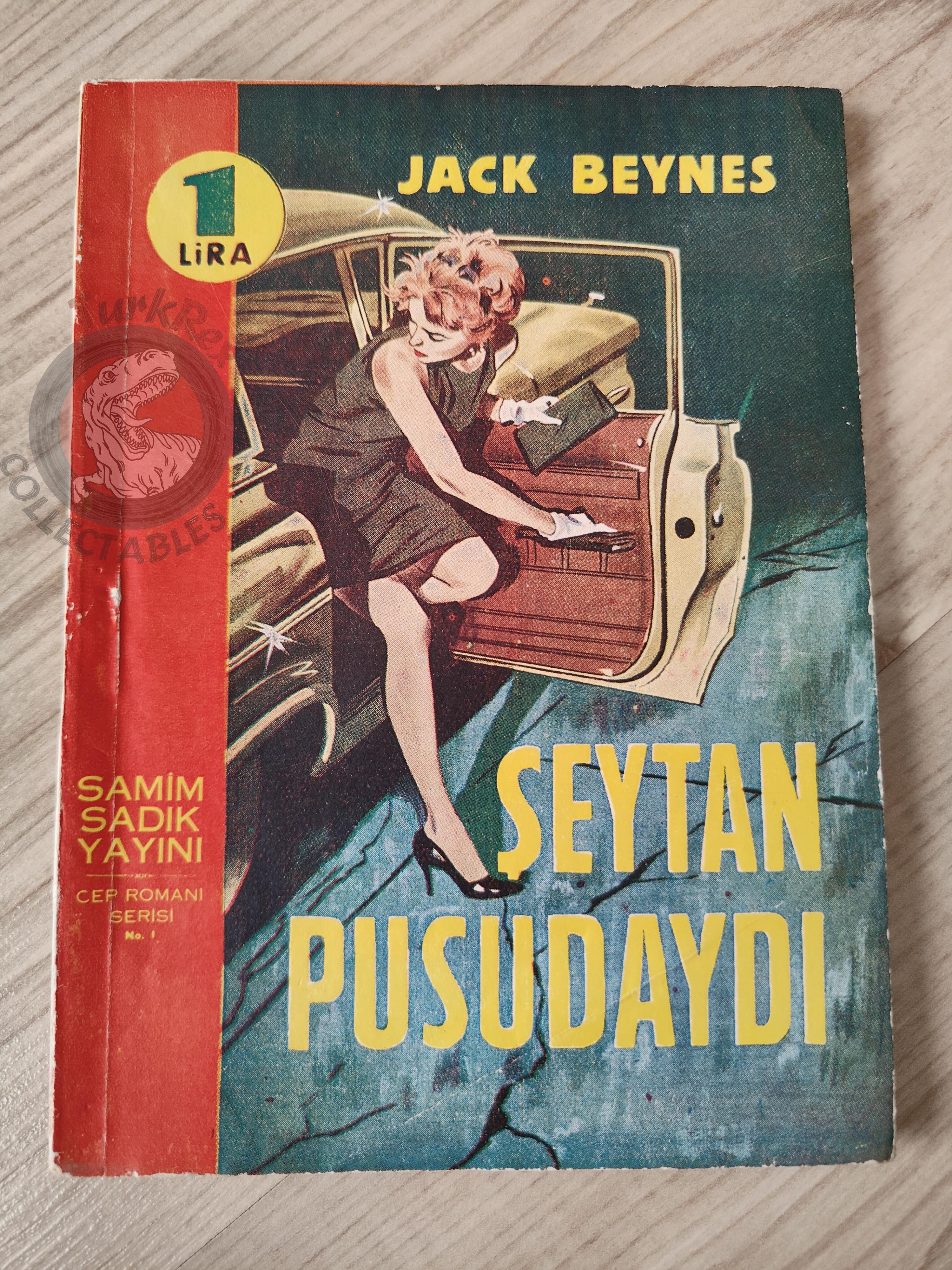 Jack Baynes – Morocco Jones 1954 1st Turkish Book Turkey