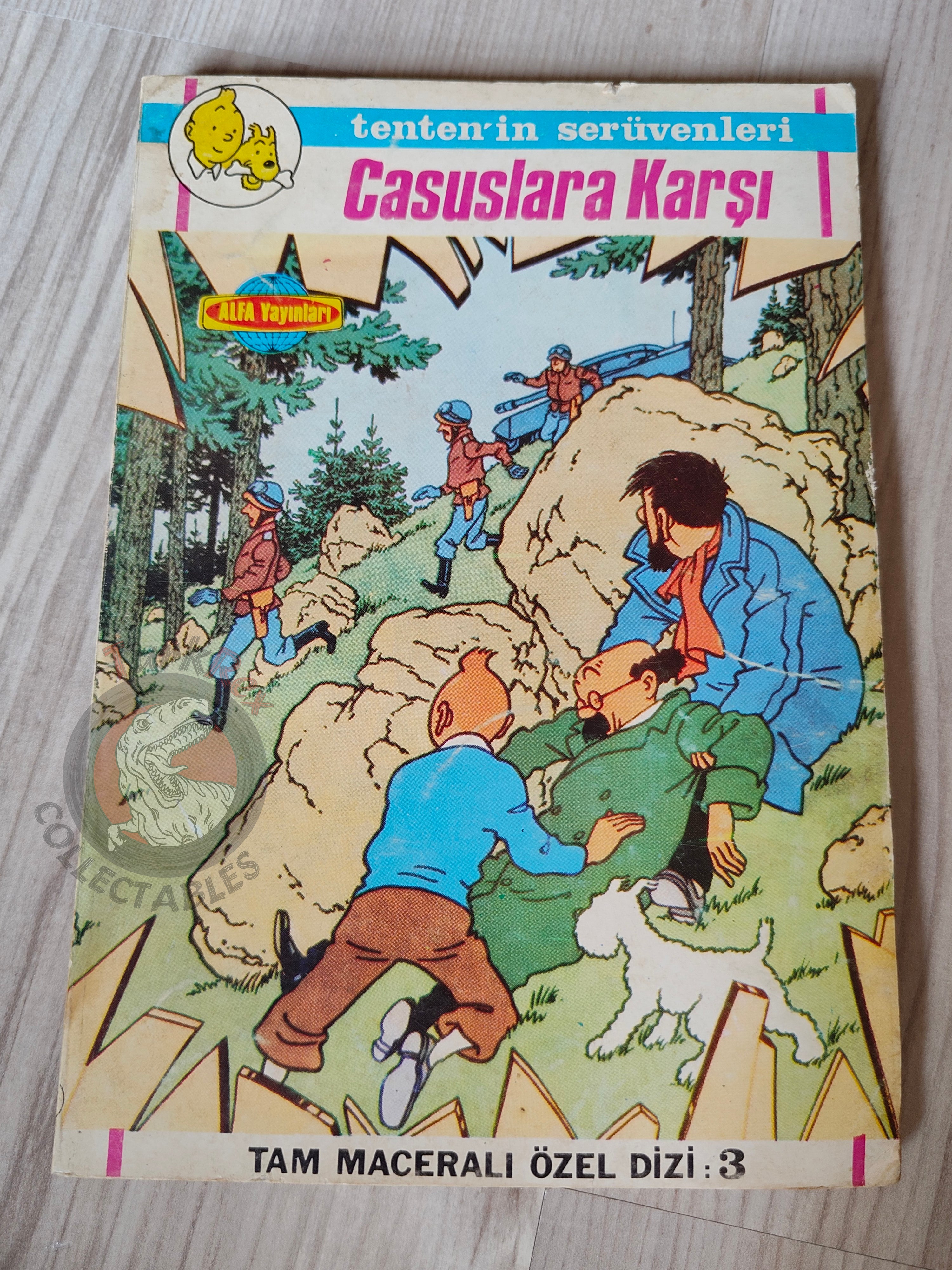 Tintin – The Calculus Affair early 1980s Turkish Edition Comic Turkey