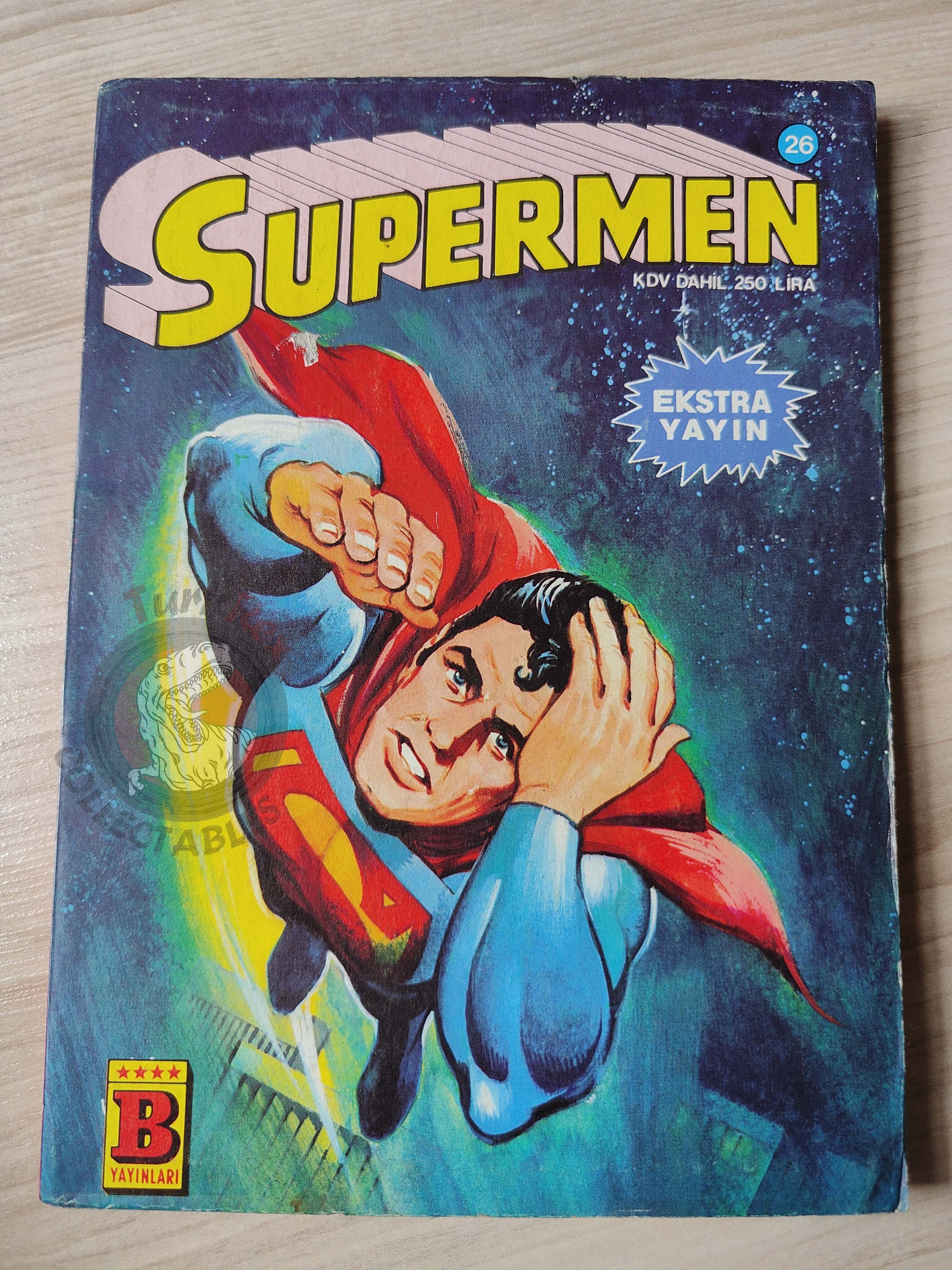 Superman #26 1984 Turkish Comic Turkey #357 Action Comics #534 #535 #536 #537