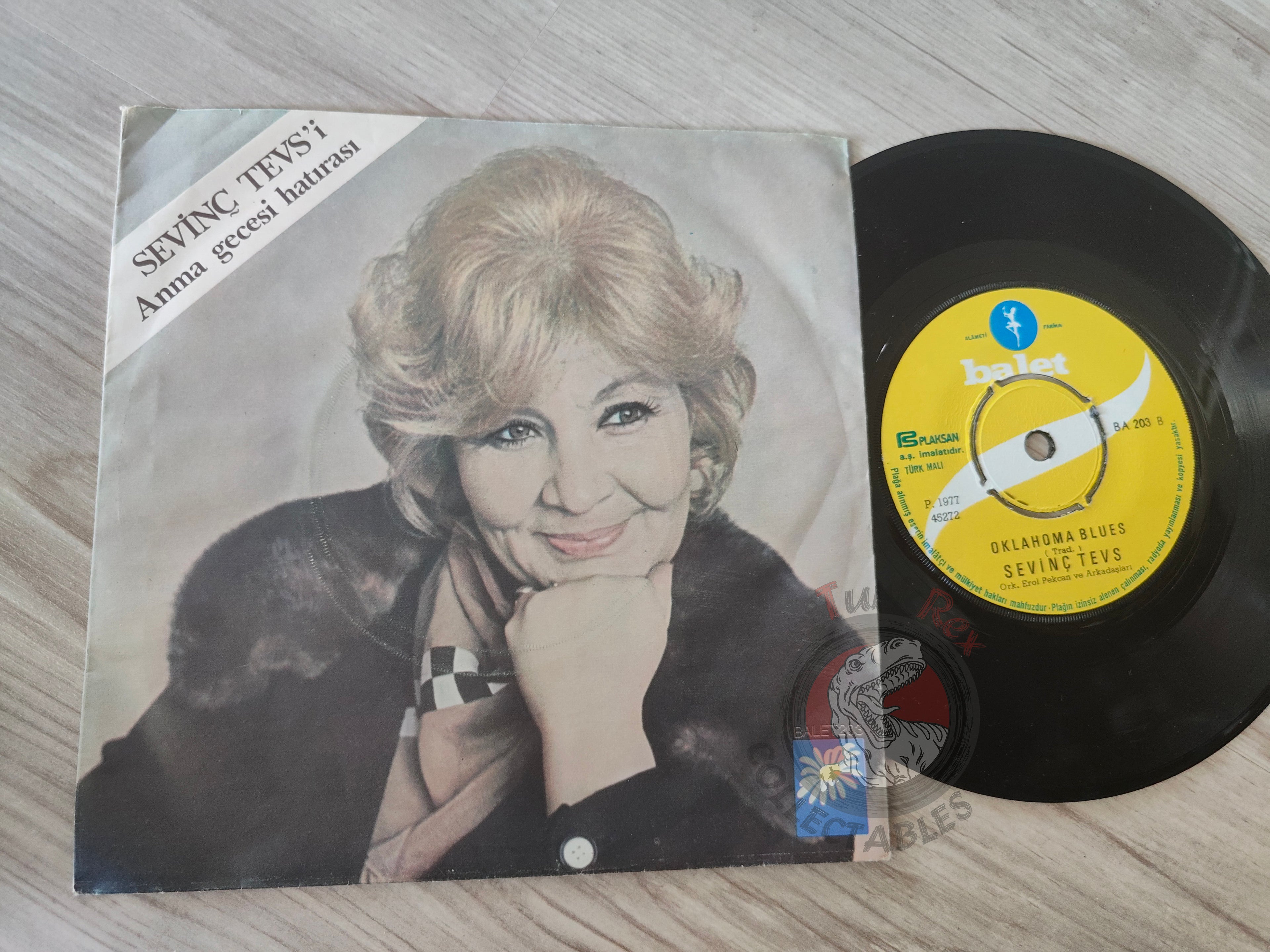 Sevinç Tevs – Take The "A" Train 7" Turkish Pressing Vinyl Turkey Edition
