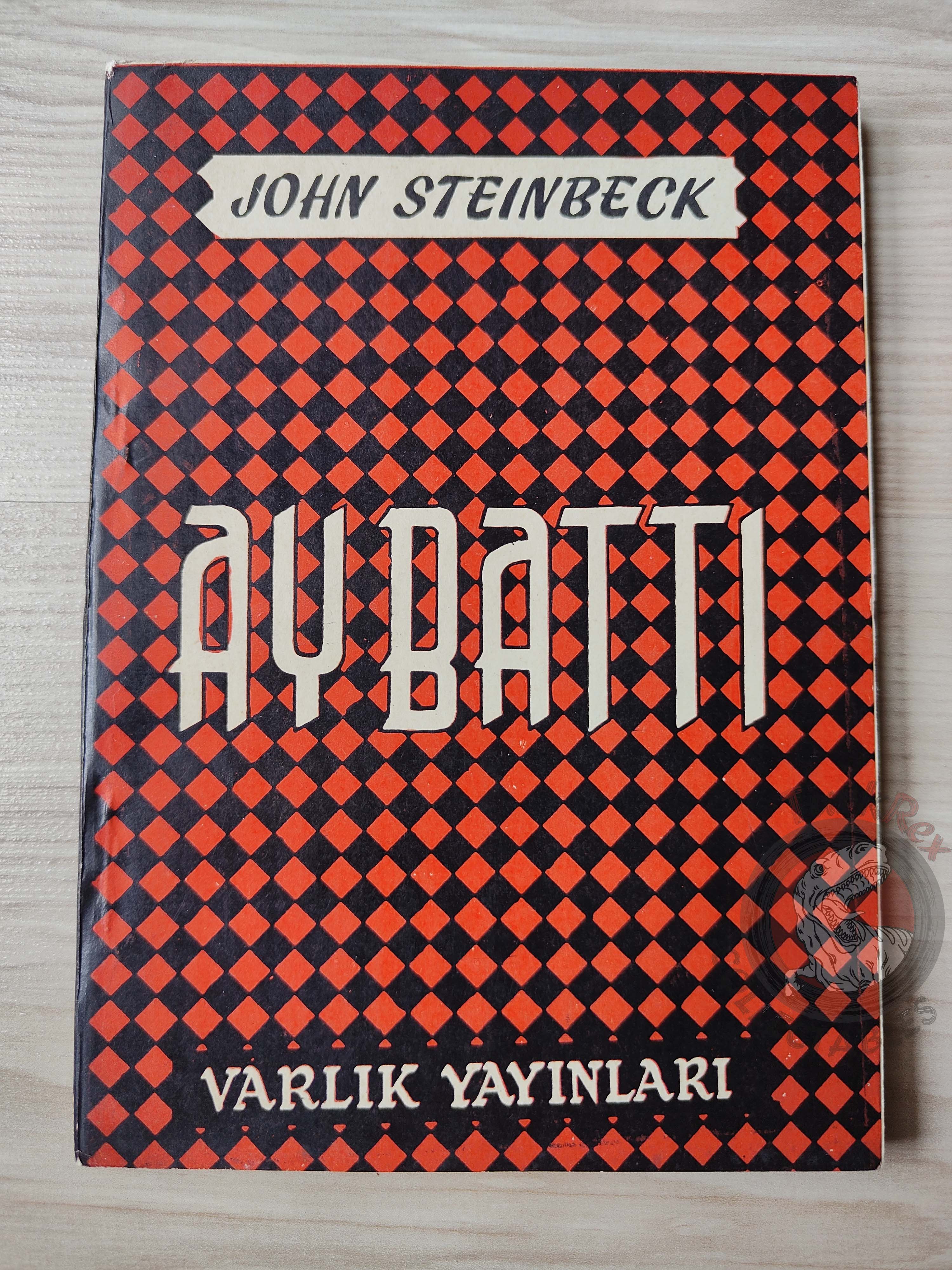 John Steinbeck – The Moon is Down 1953 1st Turkish Book Turkey