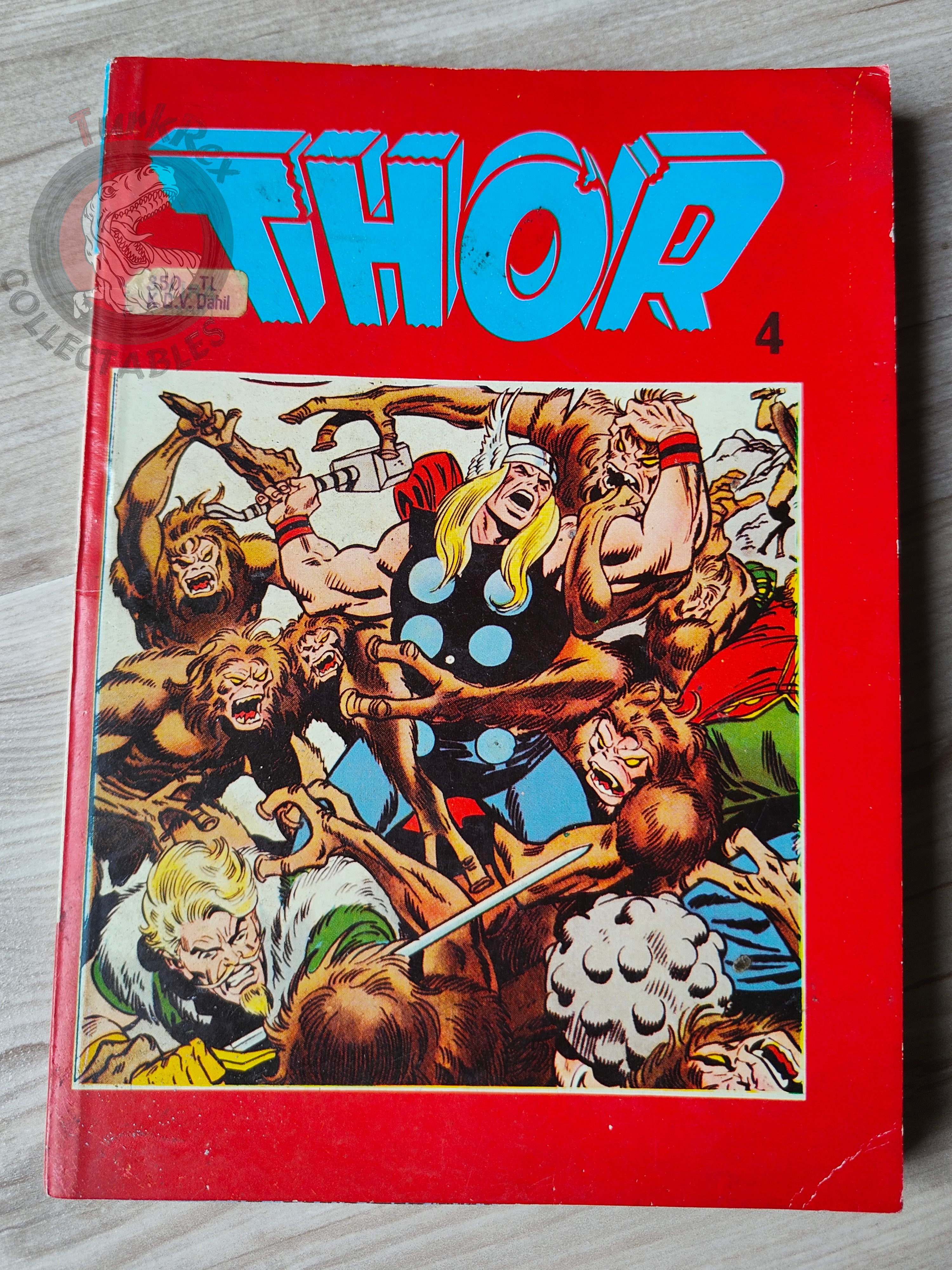 Thor #4 1985 Turkish Comic Turkey The Mighty Thor #193–196 Silver Surfer
