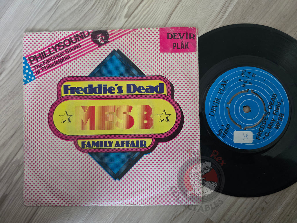 MFSB – Freddie's Dead 7" Turkish Pressing Vinyl Turkey Edition