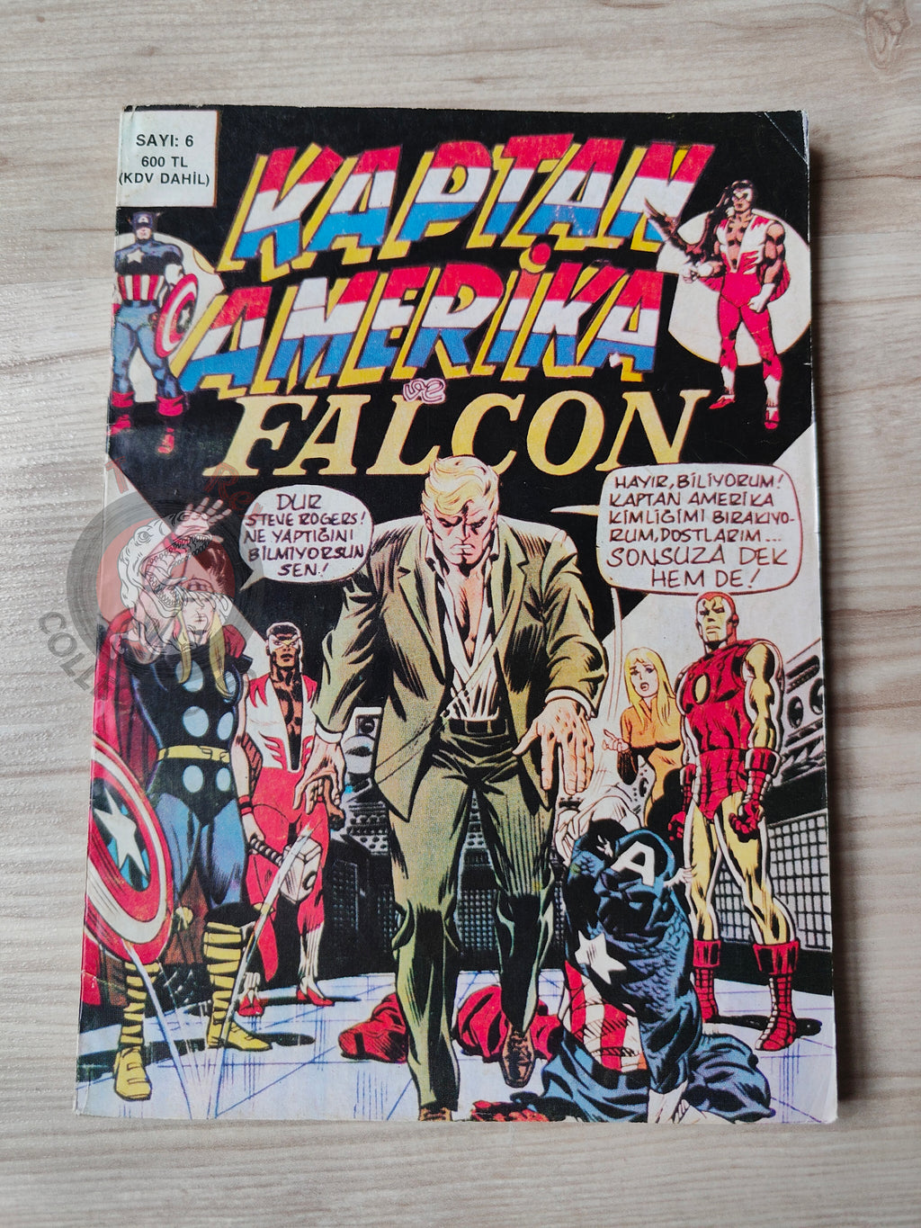 Captain America – Issue #6 1988 Turkish Comic Turkey #175 #176 #177 #178