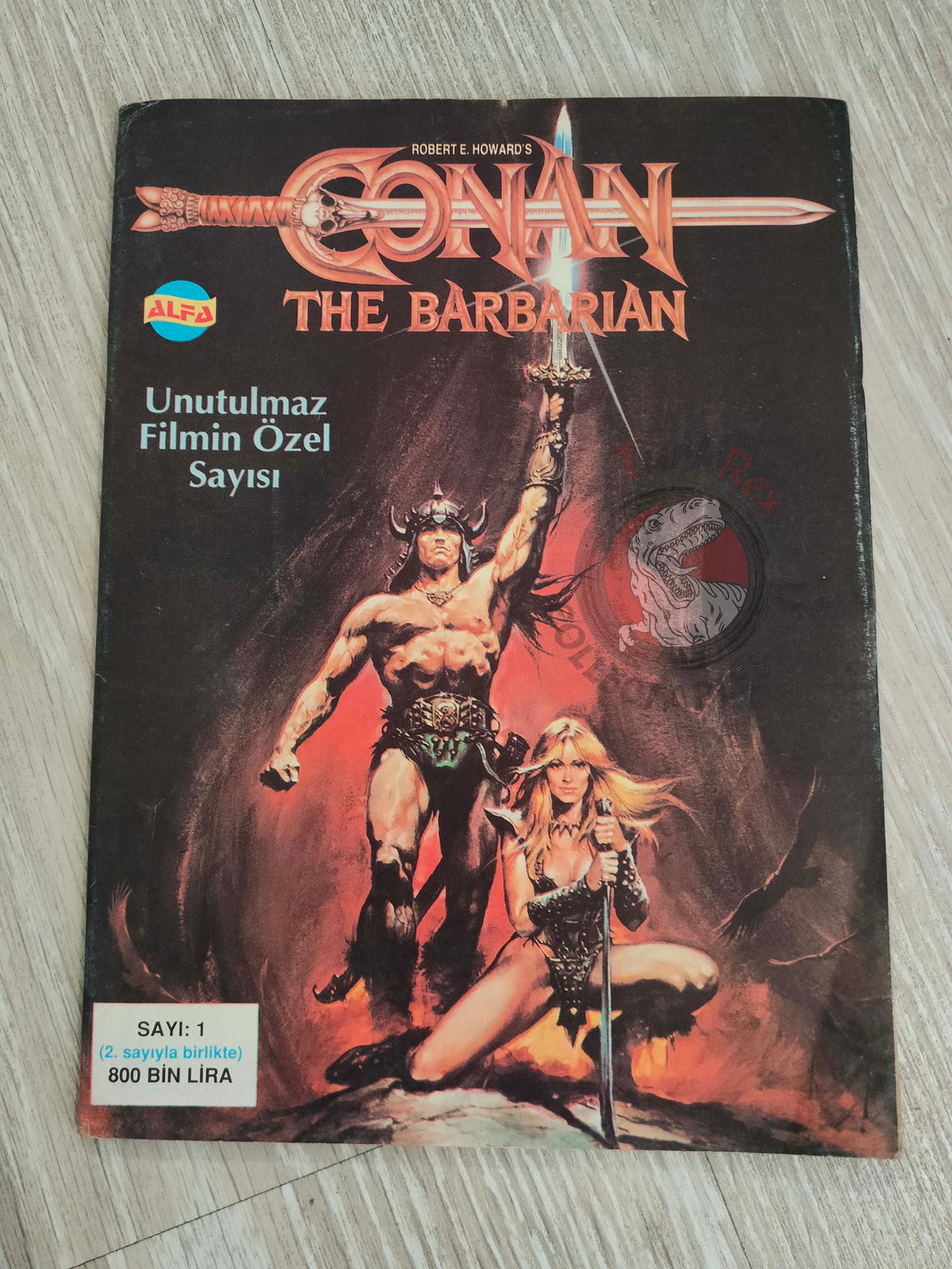 Conan #1 Marvel Super Special Magazine Issue Turkish Comic Turkey