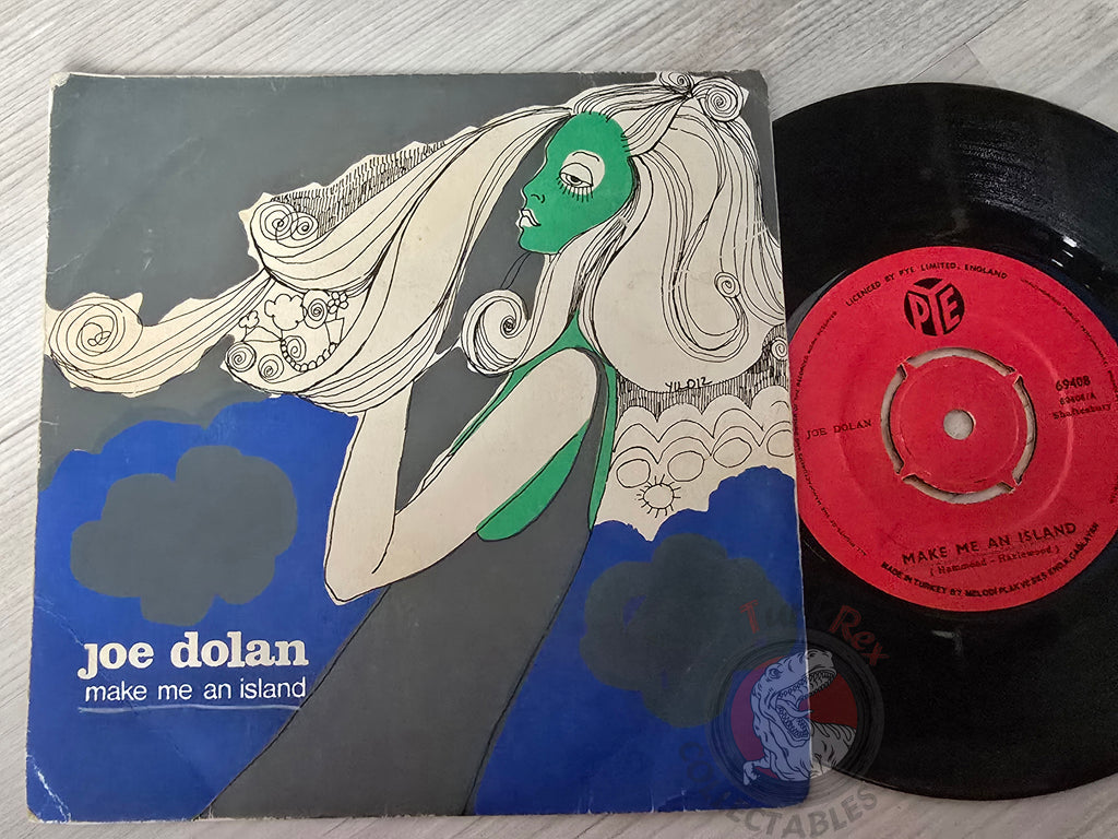 Joe Dolan – Make Me An Island 7" Turkish Pressing Vinyl Turkey Edition