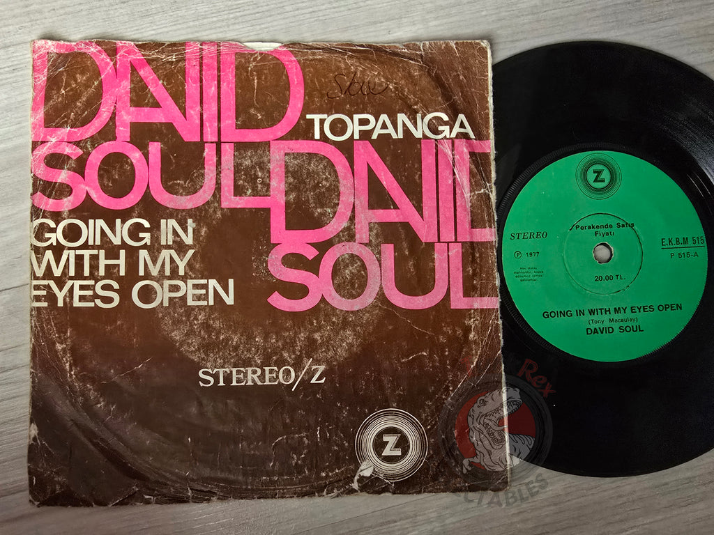 David Soul – Going In With My Eyes Open 7" Turkish Pressing Vinyl Turkey Edition