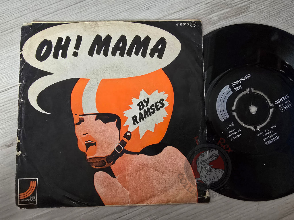 Ramses – Oh! Mama / Angelina 7" Turkish Pressing Vinyl Turkey Edition