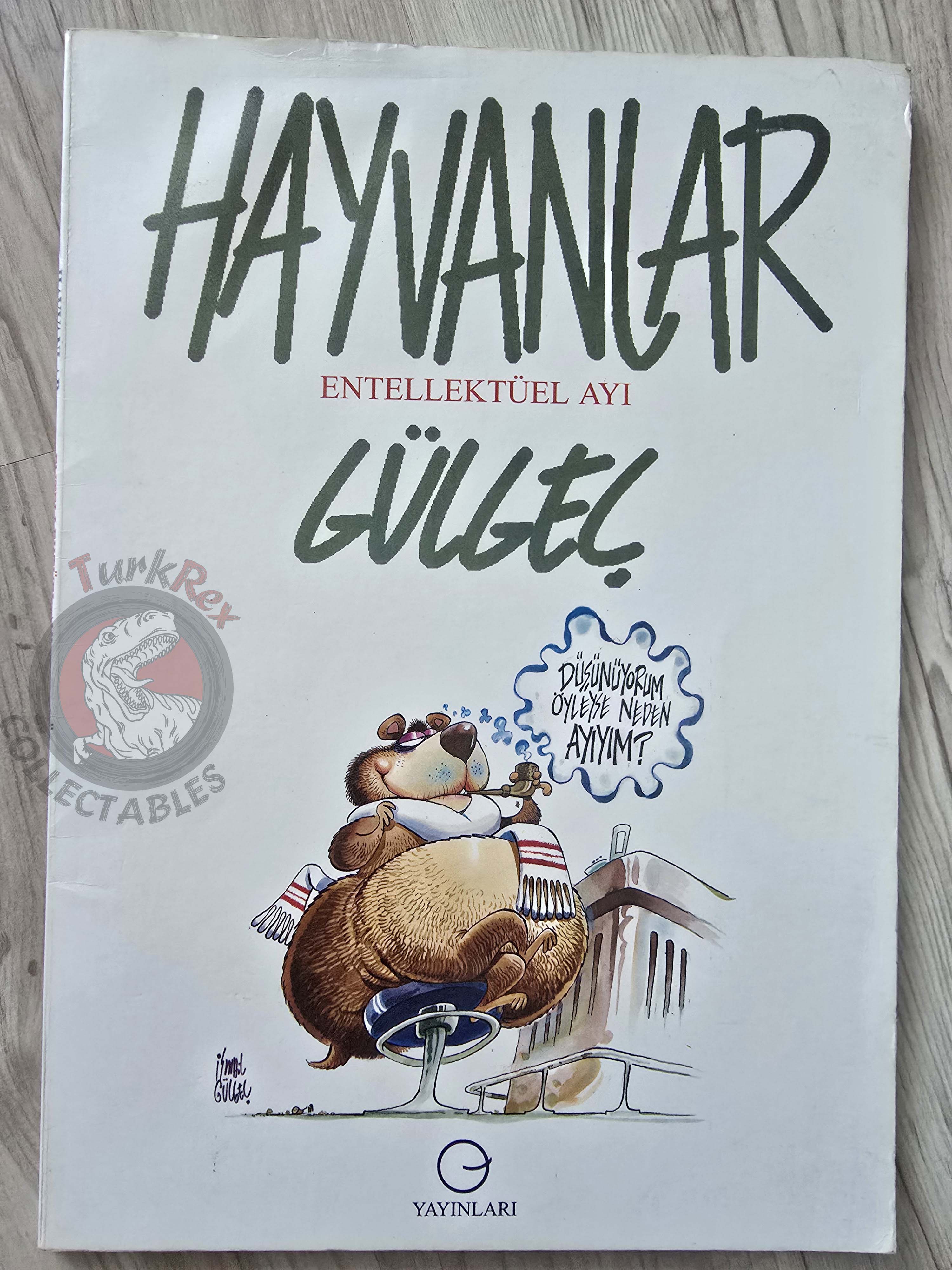 Hayvanlar – Entellektüel Ayı Turkish Comic Cartoon Turkey İsmail Gülgeç