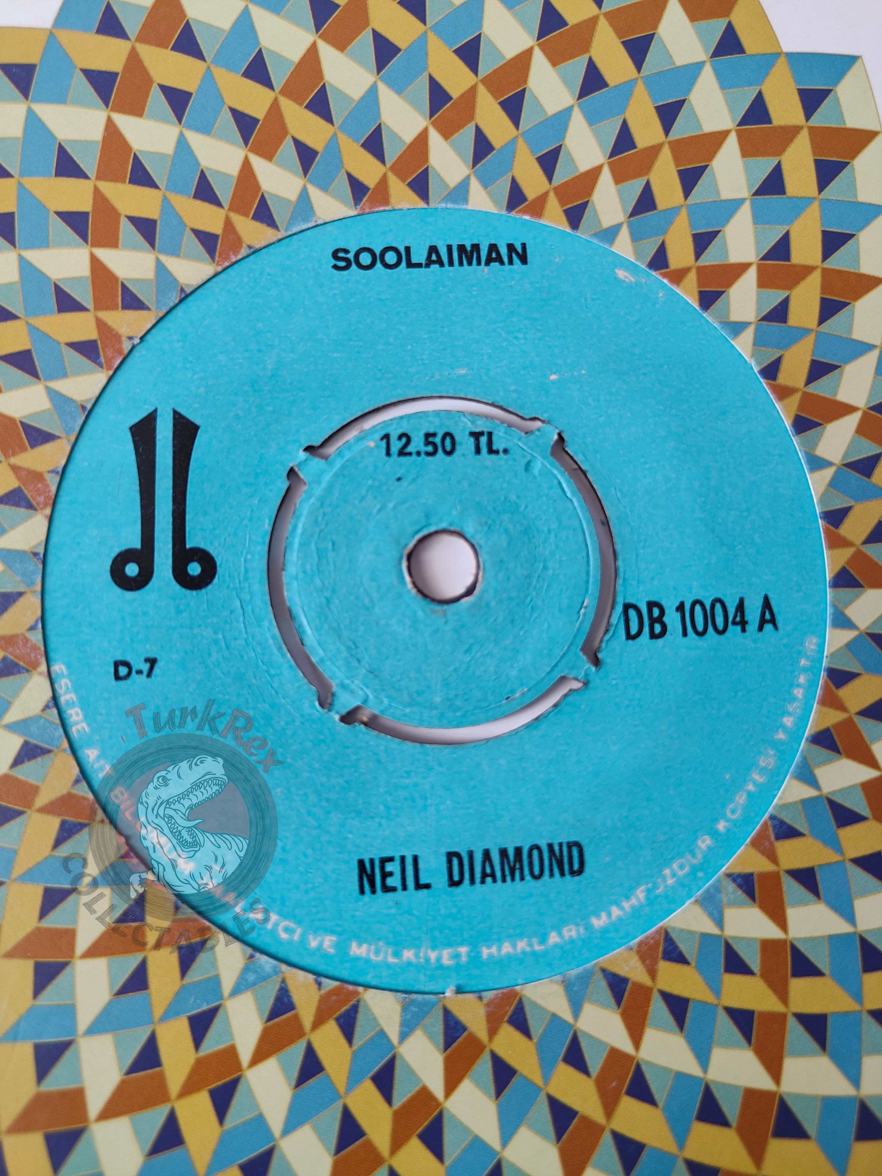 Neil Diamond & Samantha Sang – Cherry, Cherry 7" Turkish Pressing Vinyl Turkey Edition
