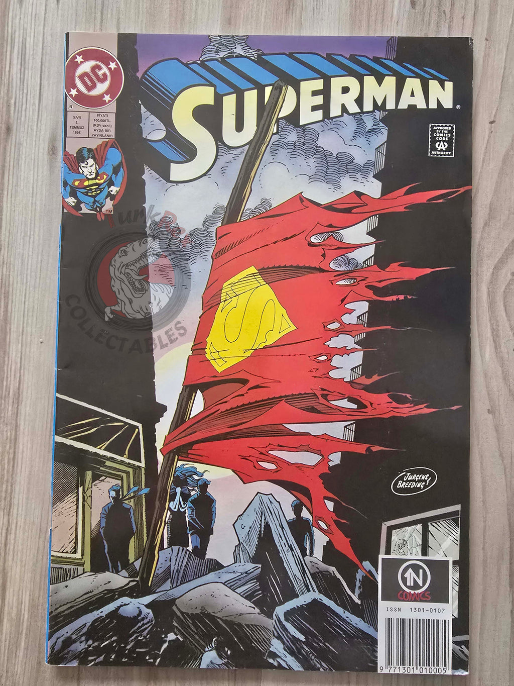 Superman #3 1996 Turkish Comic Turkey Action Comics #684 The Man Of Steel #19