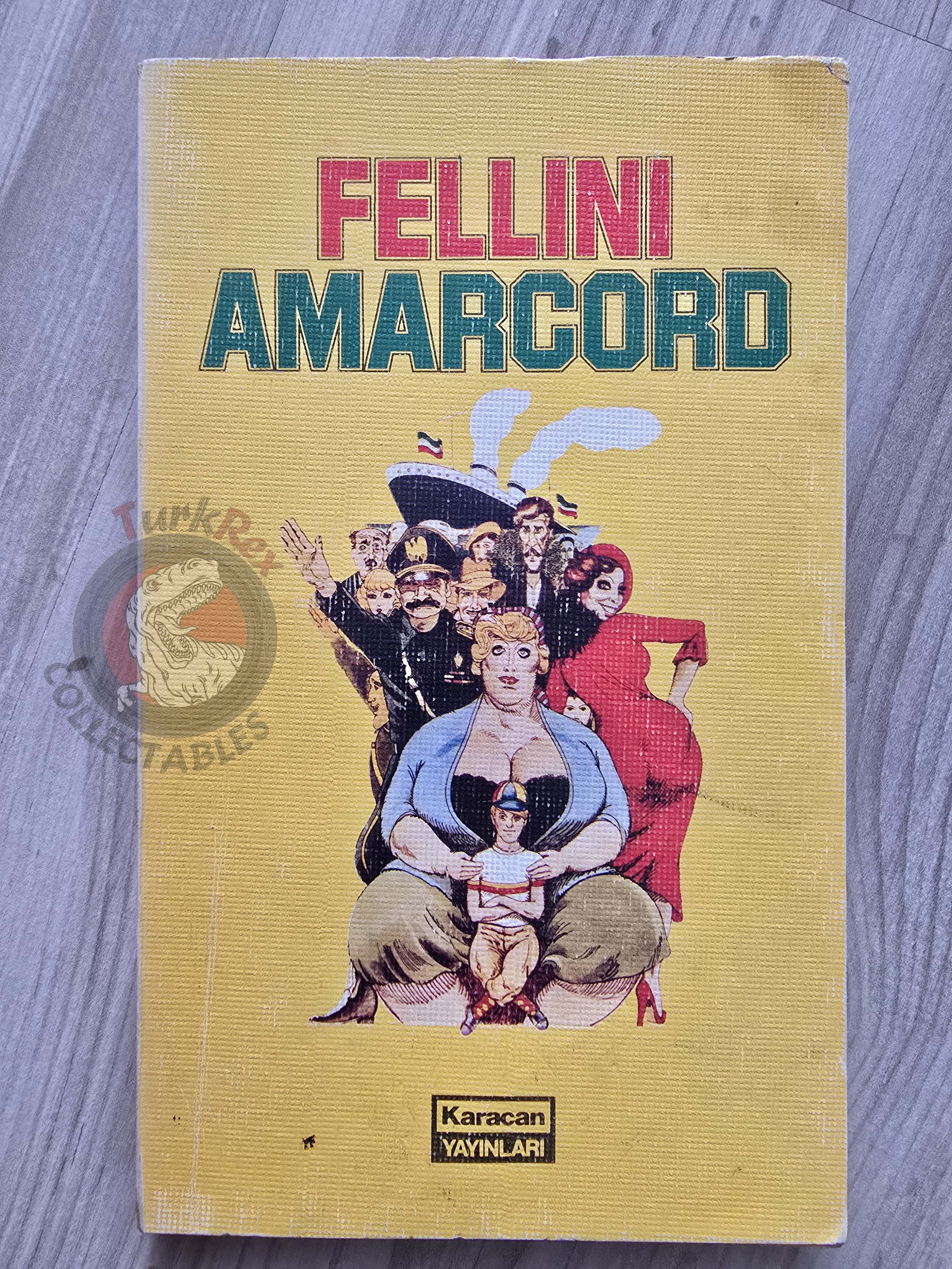 Federico Fellini – Amarcord 1976 1st Turkish Book Turkey