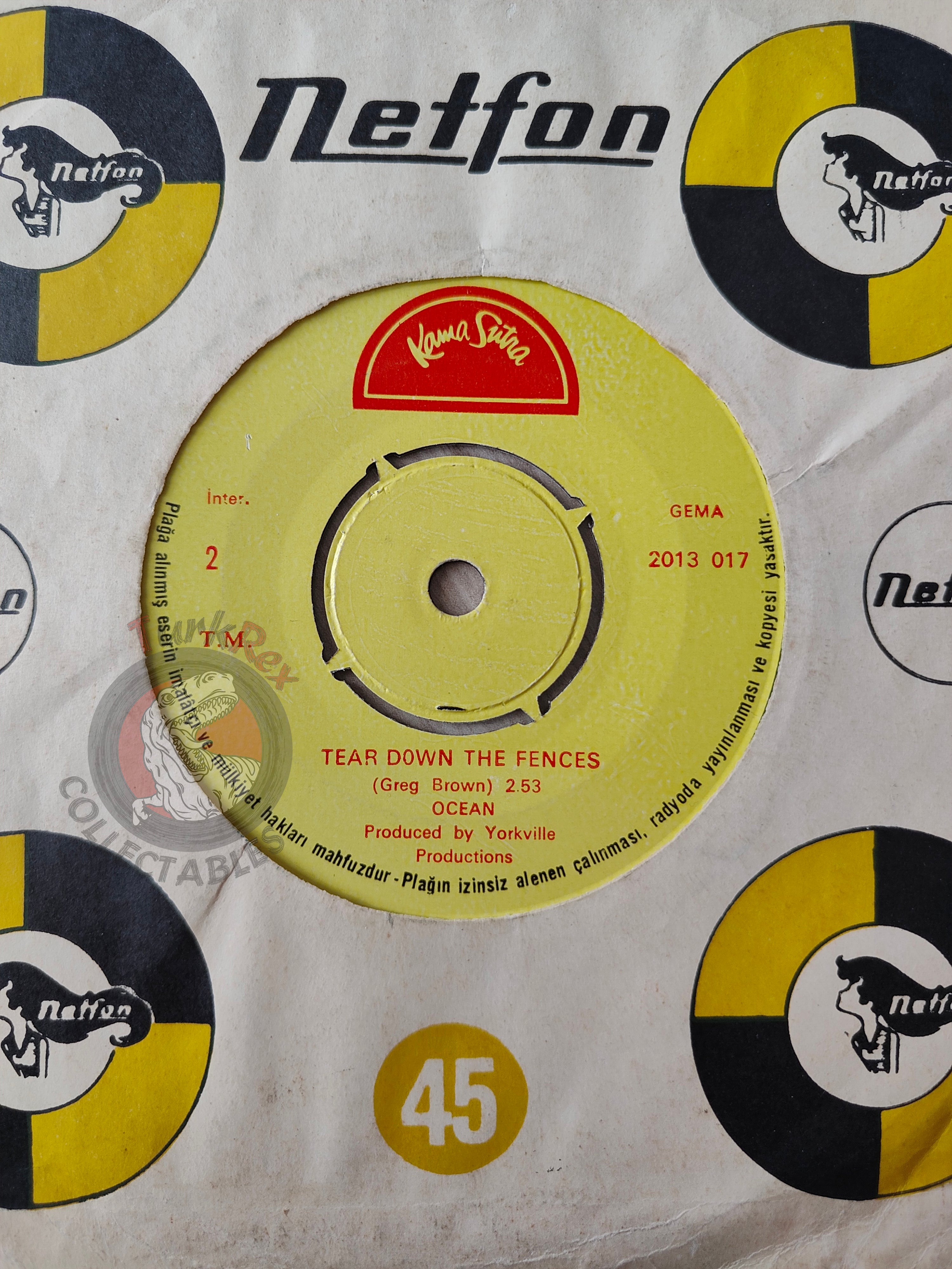Ocean – Put Your Hand In The Hand 7" Turkish Pressing Vinyl Turkey Edition