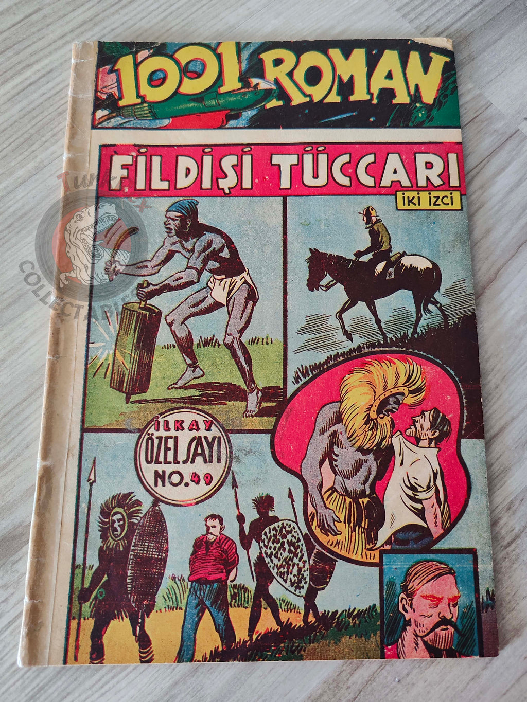 1001 Roman 1944 Tim Tyler’s Luck Turkish Comic Mag Turkey