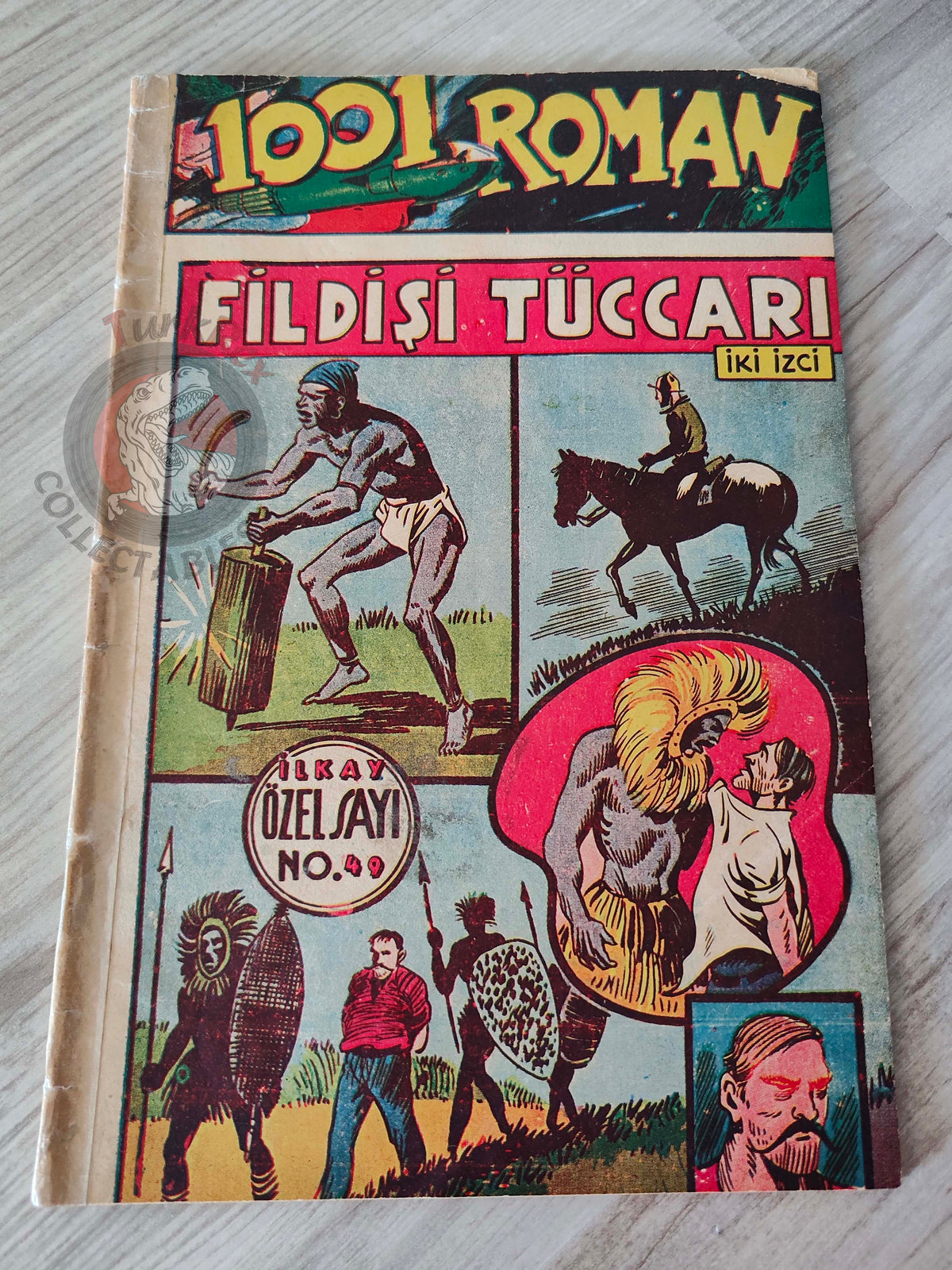 1001 Roman 1944 Tim Tyler’s Luck Turkish Comic Mag Turkey