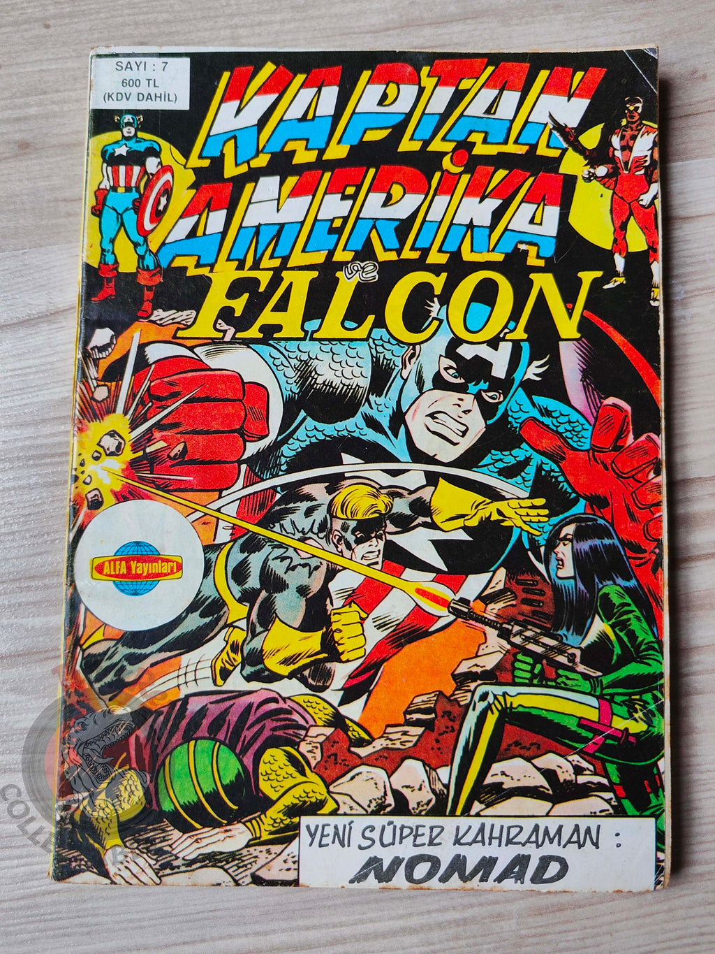 Captain America – Issue #7 1988 Turkish Comic Turkey #179 #180 #181 #182