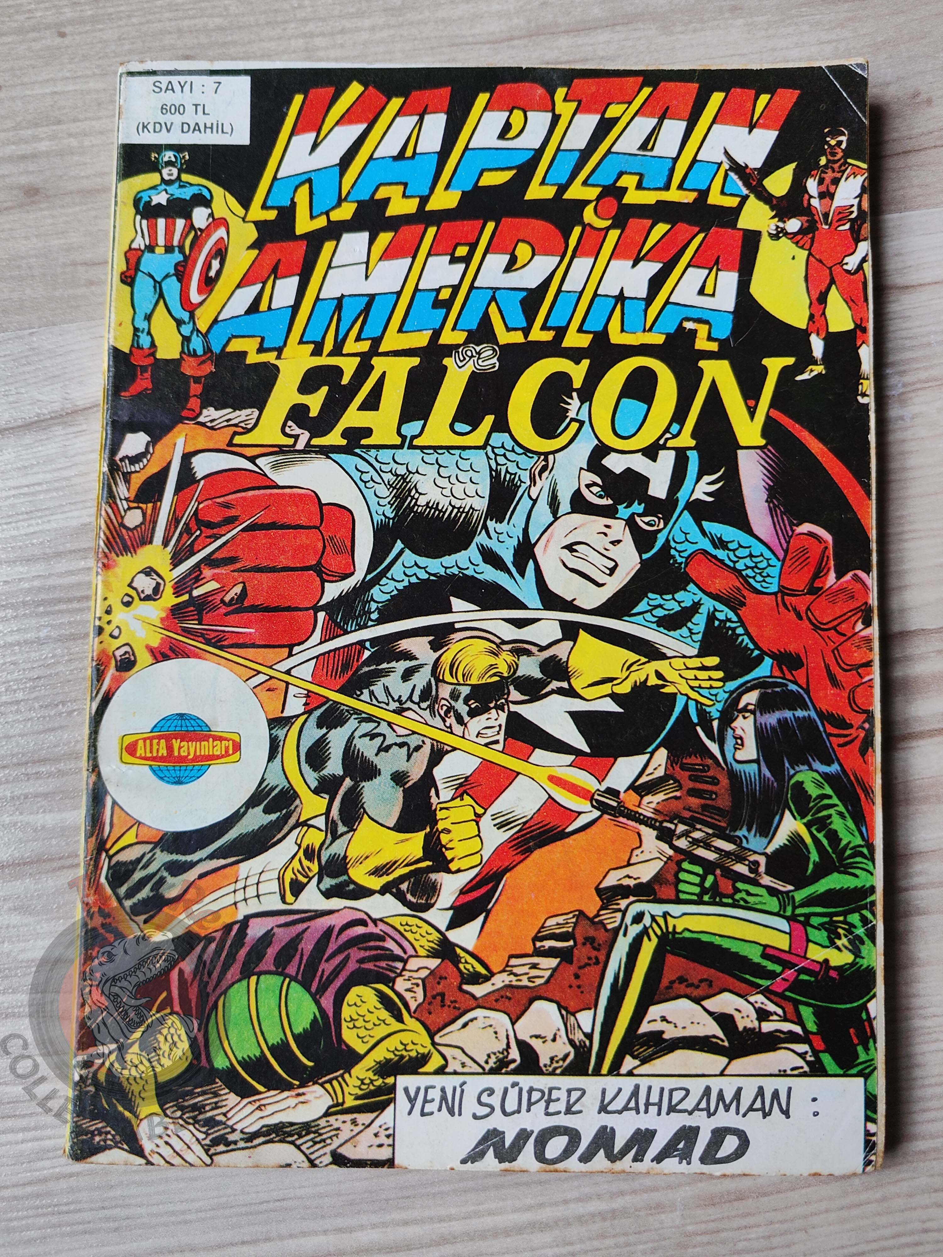 Captain America – Issue #7 1988 Turkish Comic Turkey #179 #180 #181 #182