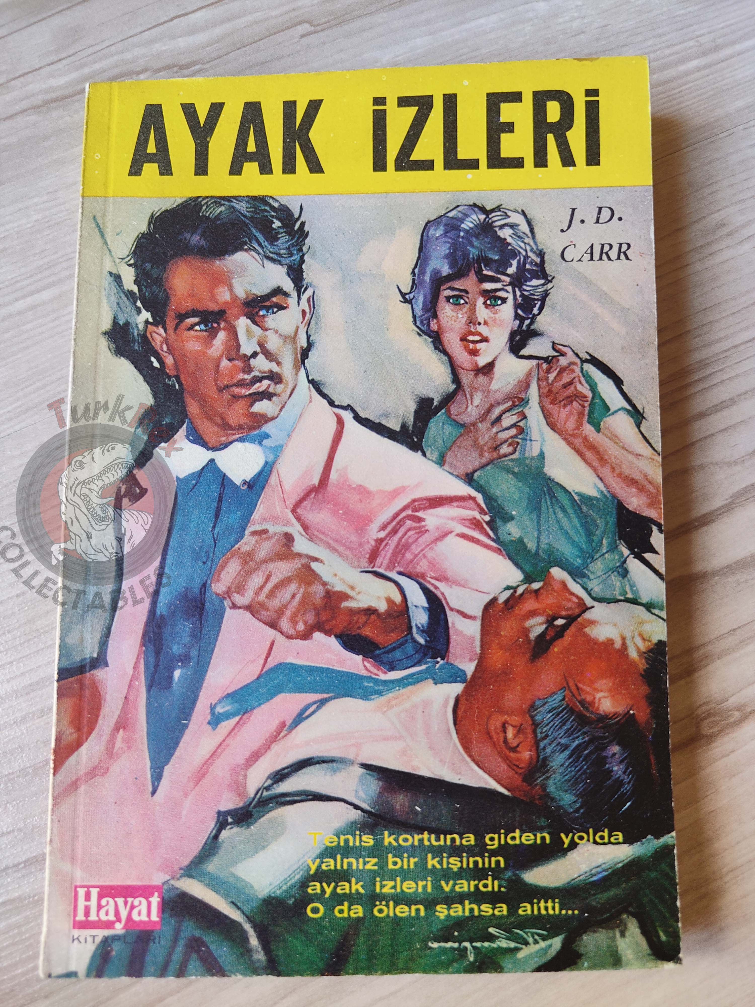 John Dickson Carr – The Problem of the Wire Cage 1963 1st Turkish Book Turkey