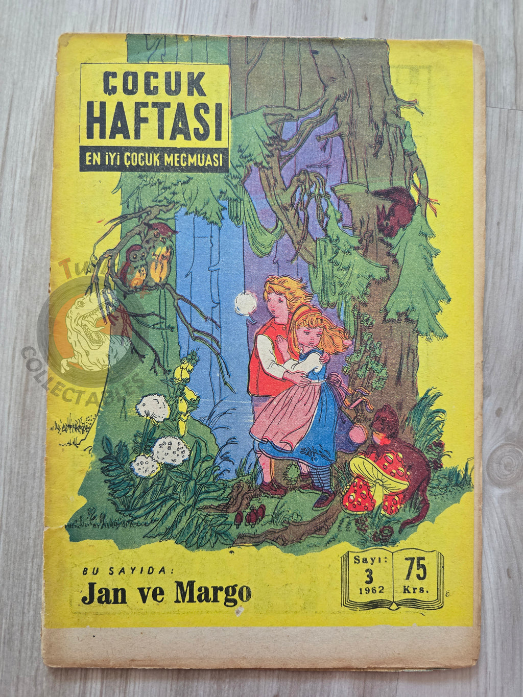 Çocuk Haftası Magazine 1962 Hansel and Gretel Turkish Comic Turkey