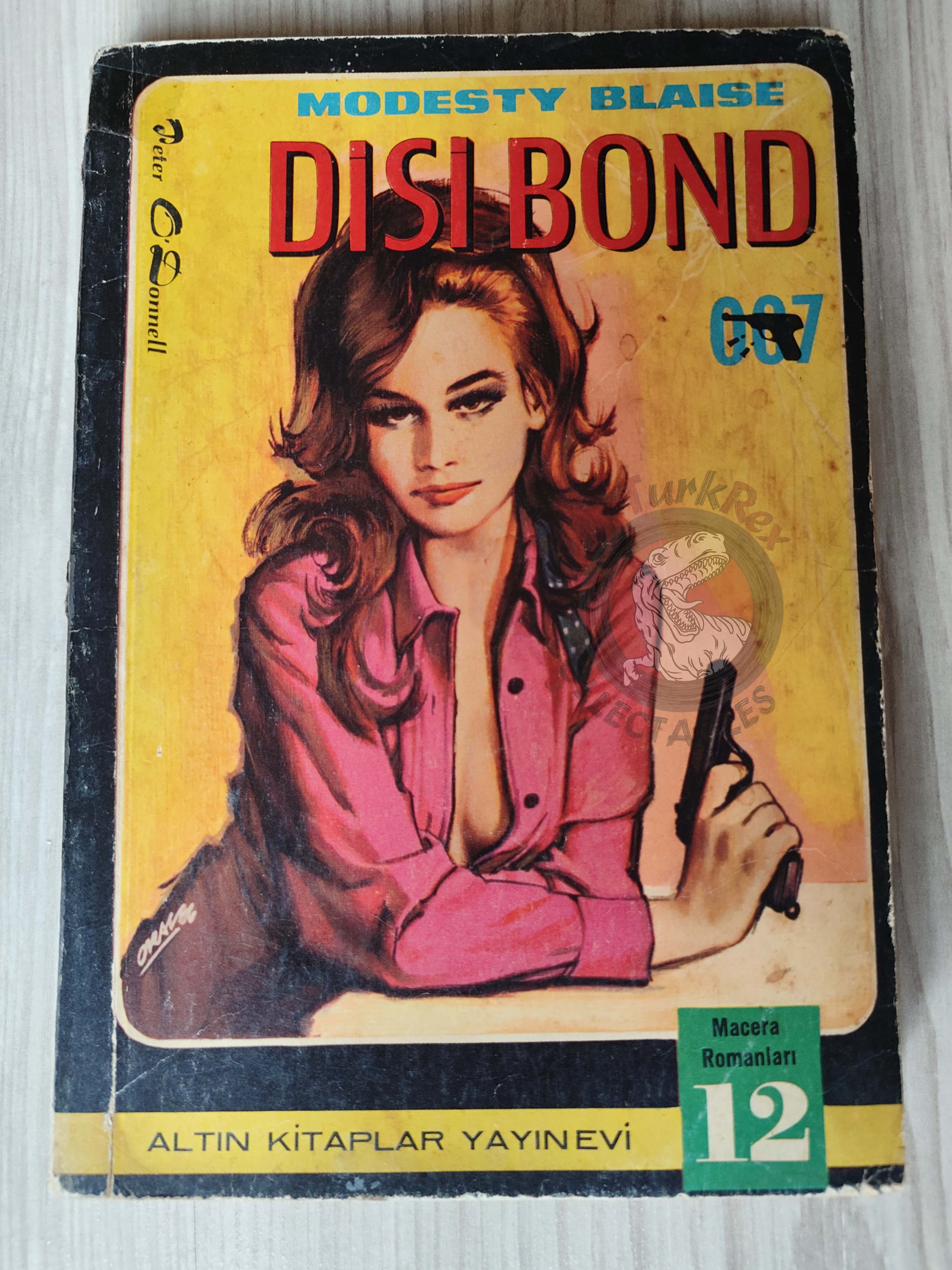 Peter O’Donnell – Modest Blaise 1966 1st Turkish Book Turkey