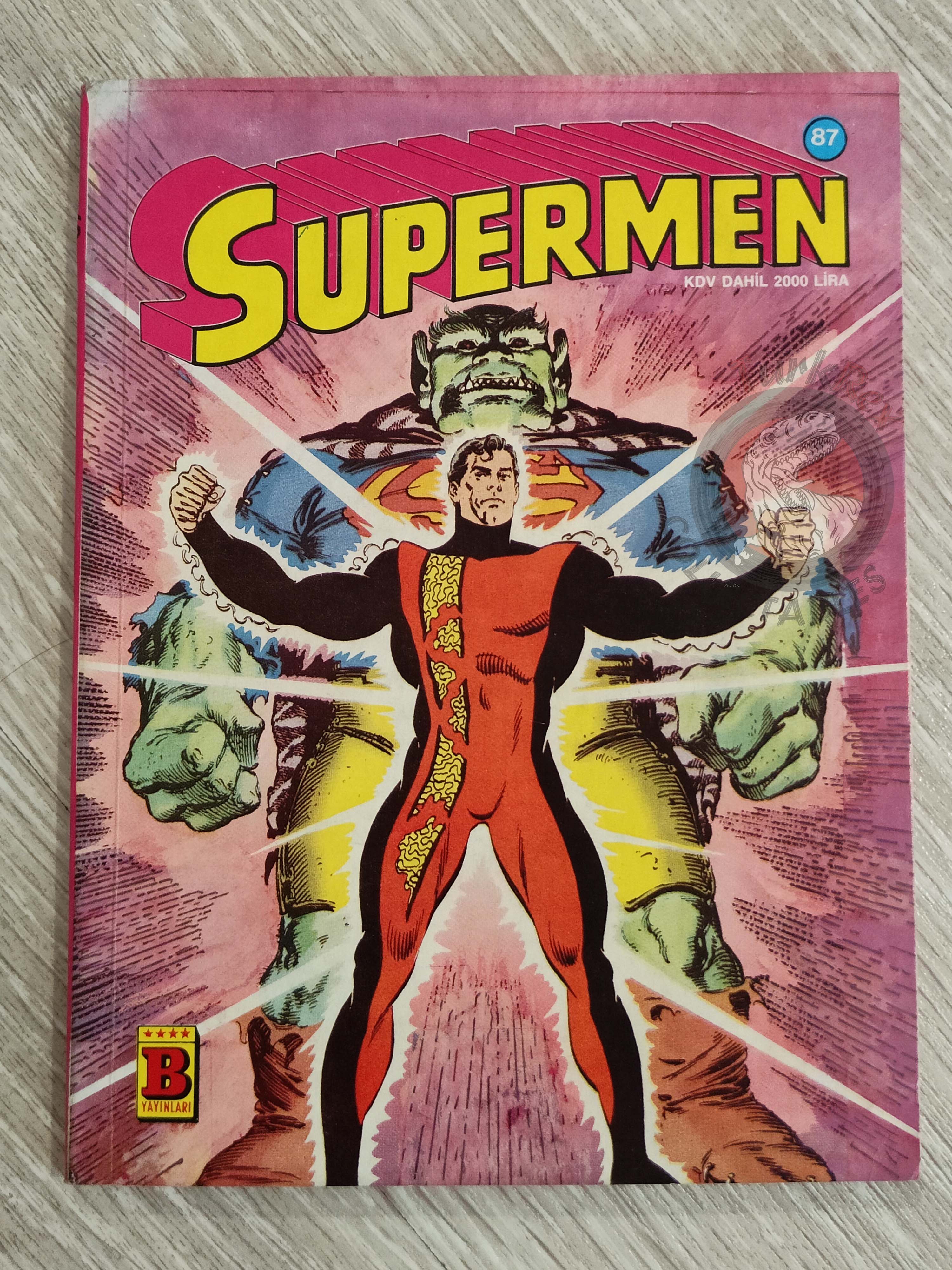 Superman #87 1991 Turkish Comic Turkey #287 Action Comics #650 Superboy #1