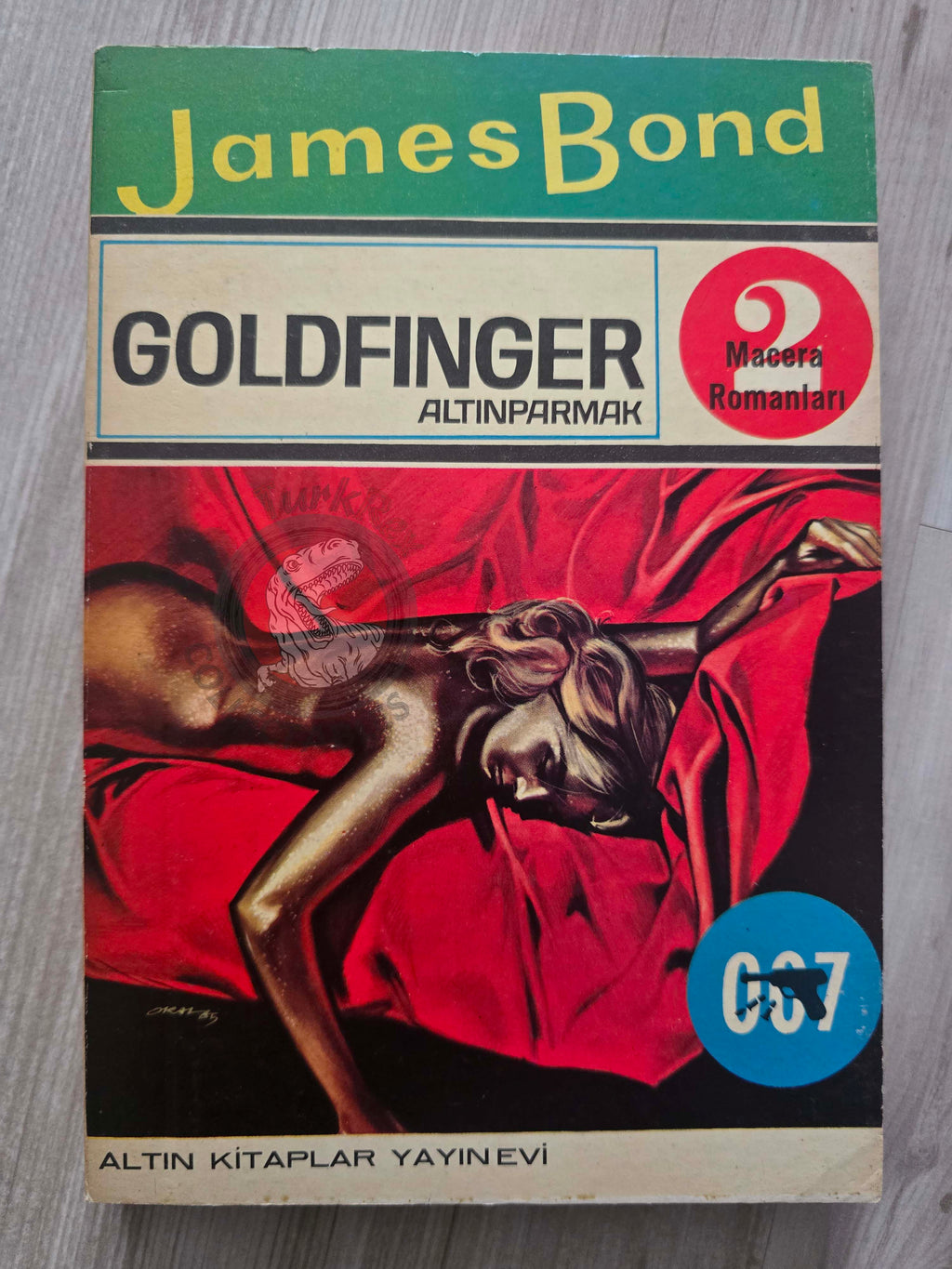 James Bond - Goldfinger 1965 Turkish Book Turkey Ian Fleming