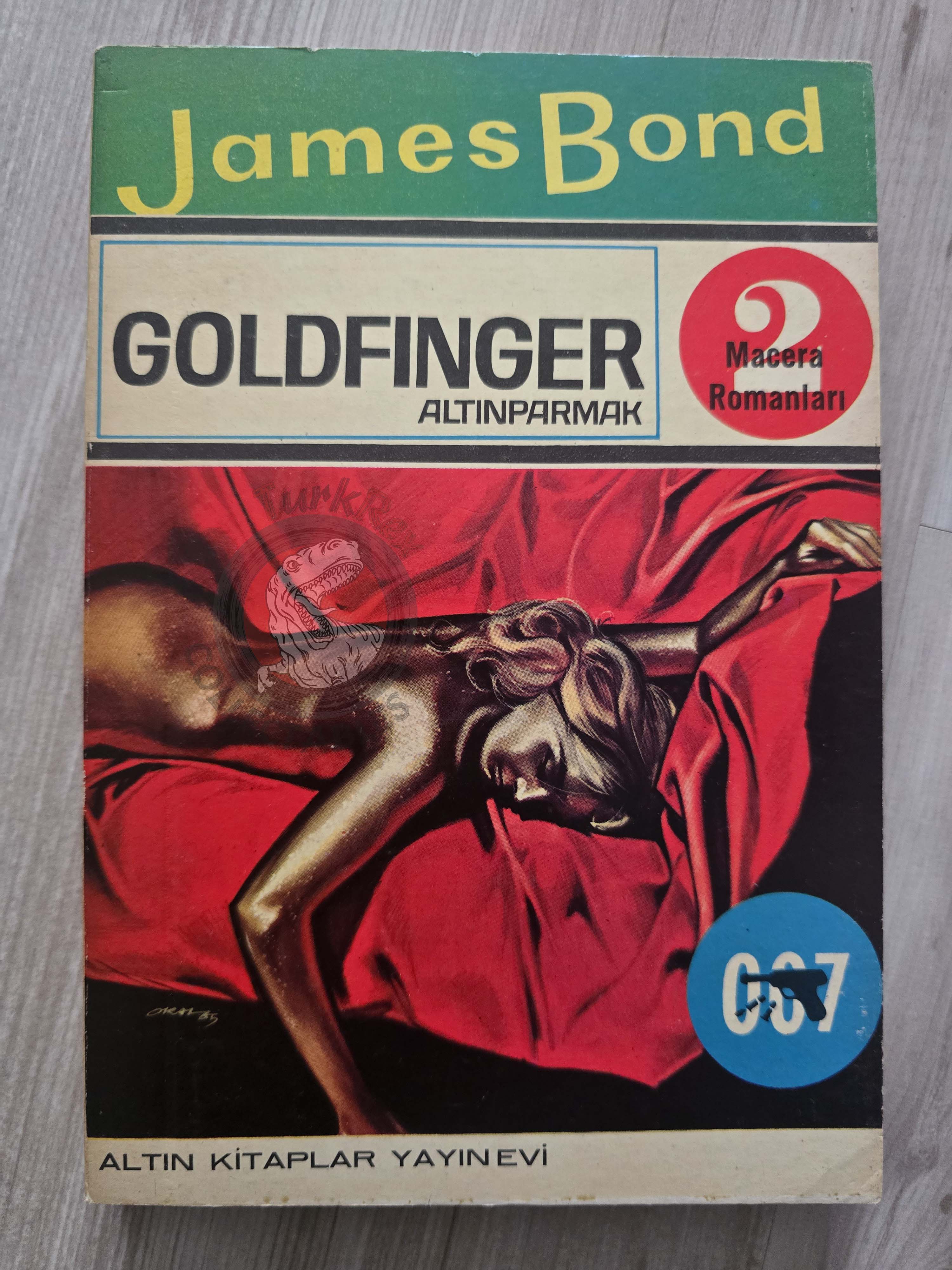 James Bond - Goldfinger 1965 Turkish Book Turkey Ian Fleming