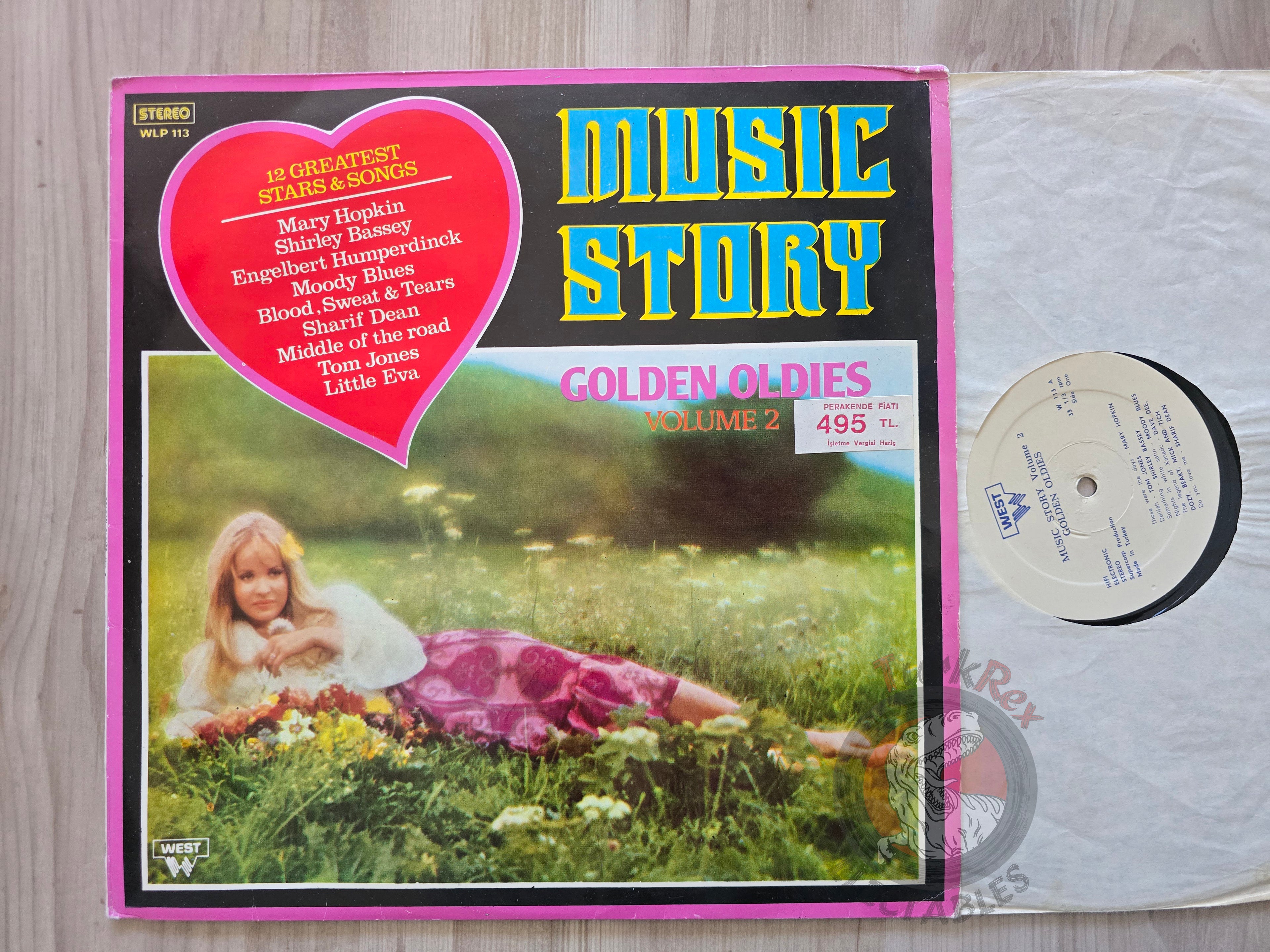 Various – Music Story Golden Oldies Volume 2 Turkish Pressing Vinyl Turkey Edition