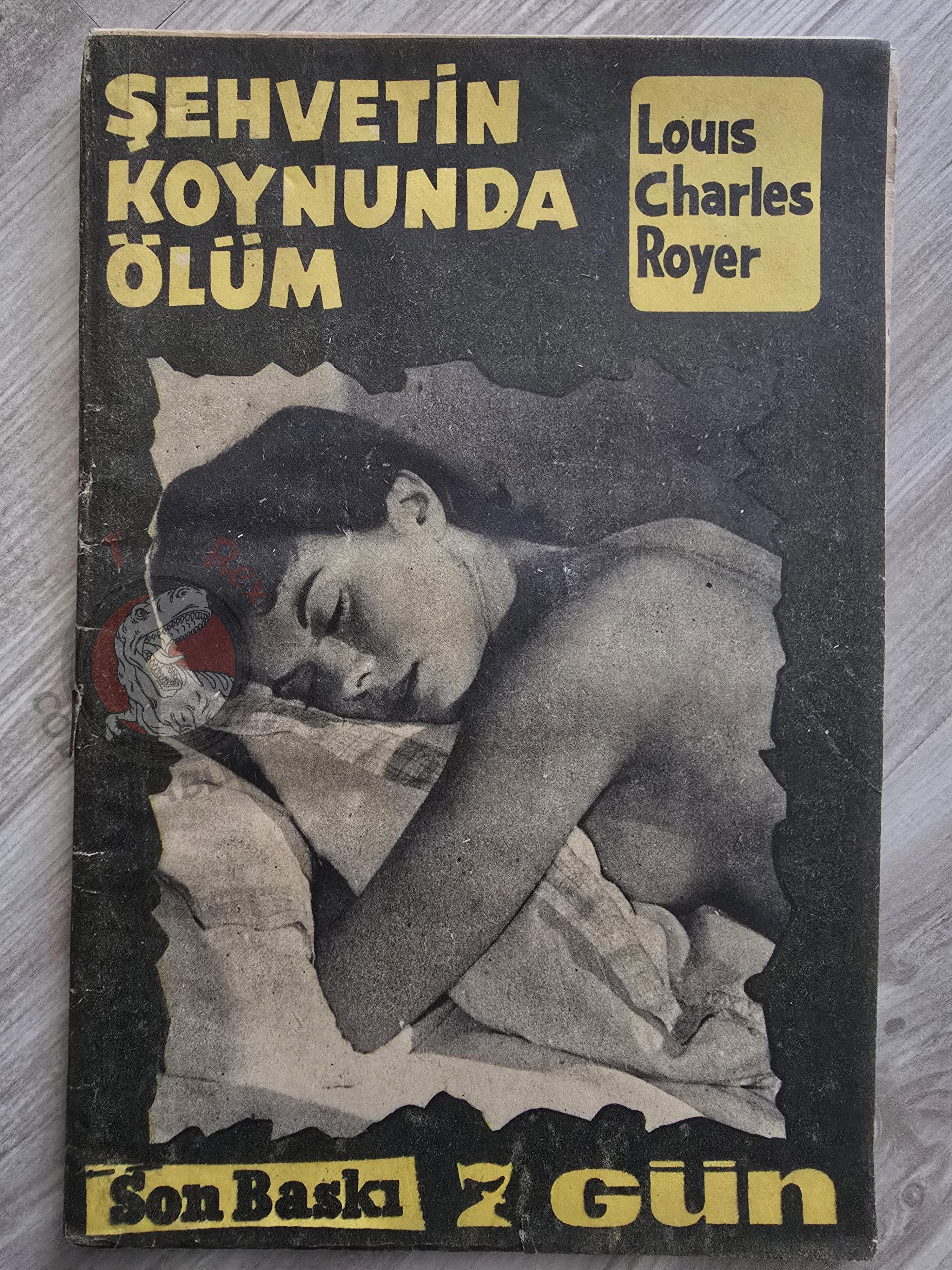 Louis-Charles Royer – La Tempête des passions 1958 1st Turkish Book Turkey