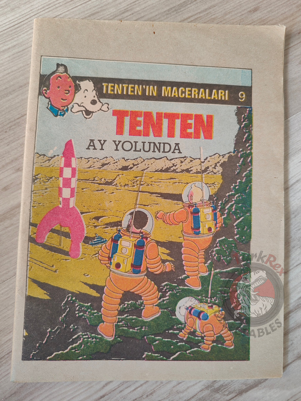 Tintin – Explorers Of The Moon 1989 Turkish Edition Comic Turkey