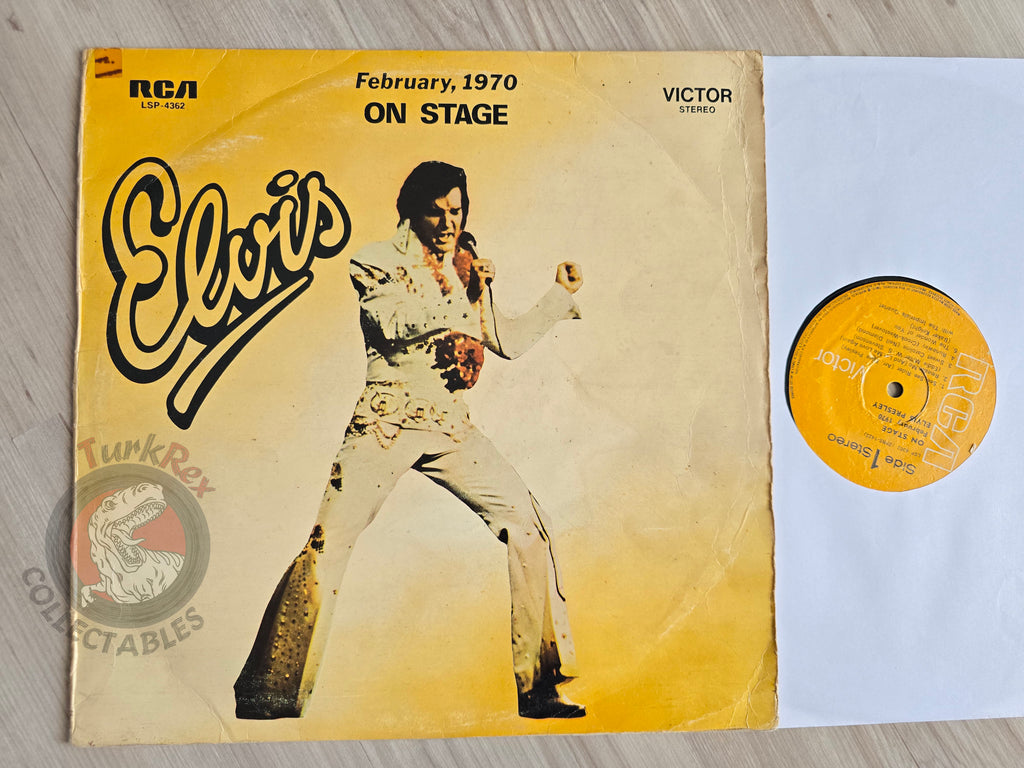 Elvis Presley – On Stage February 1970 Turkish Pressing Vinyl Turkey Edition