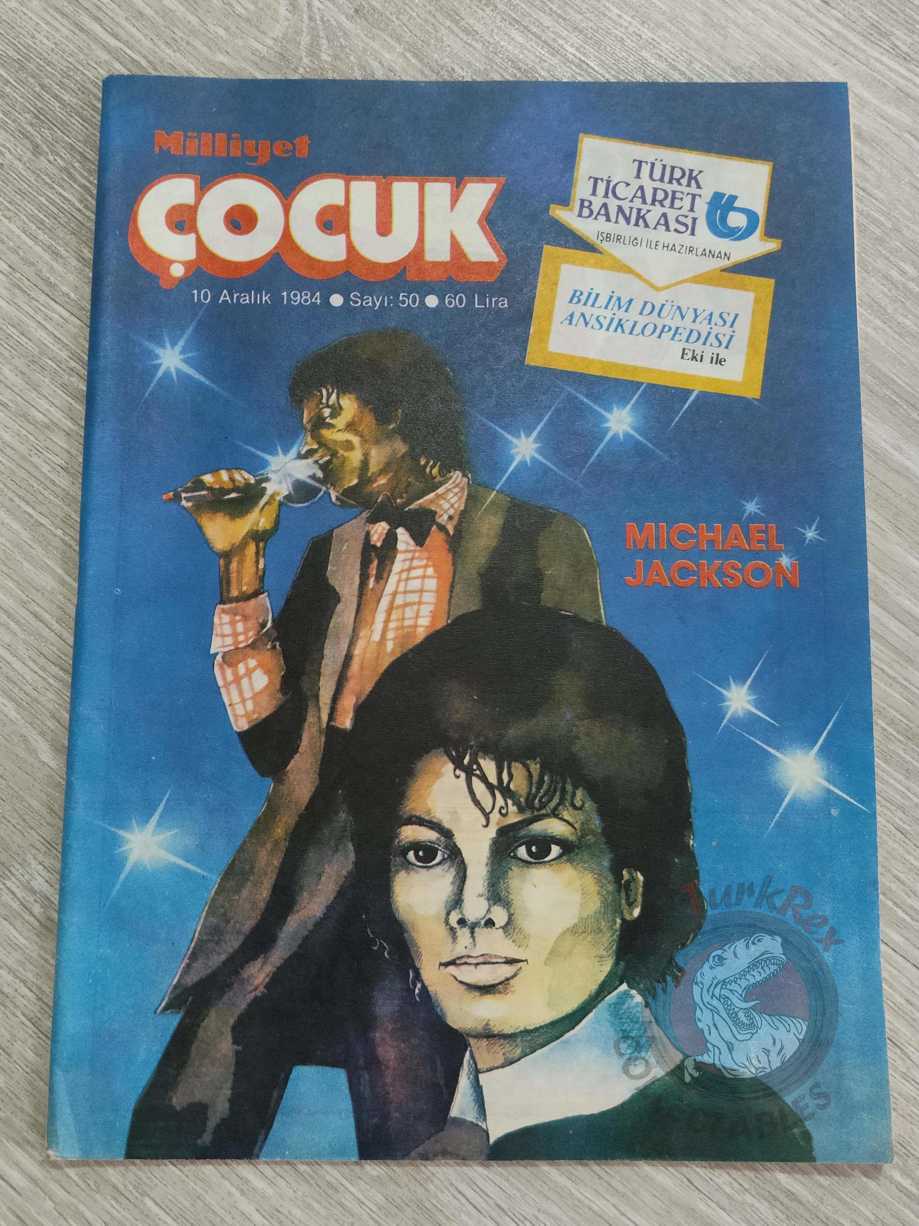 Milliyet Çocuk #50 1984 Turkish Comic Turkey Michael Jackson Lucky Luke Eric Castel Robin Dubois